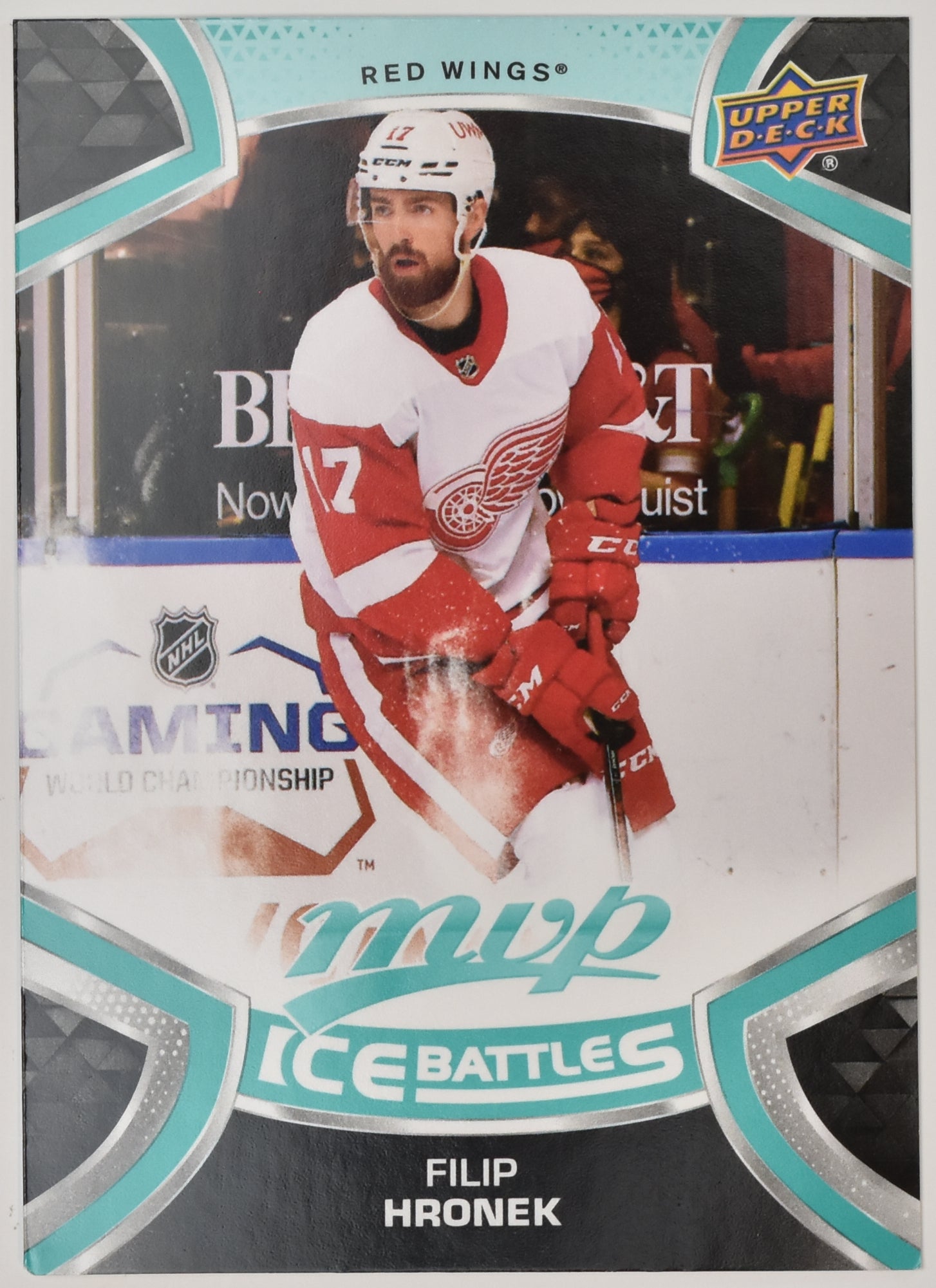 Filip Hronek 165 Ice Battles Detroit Red Wings MVP NHL Hockey Card Upper Deck 20