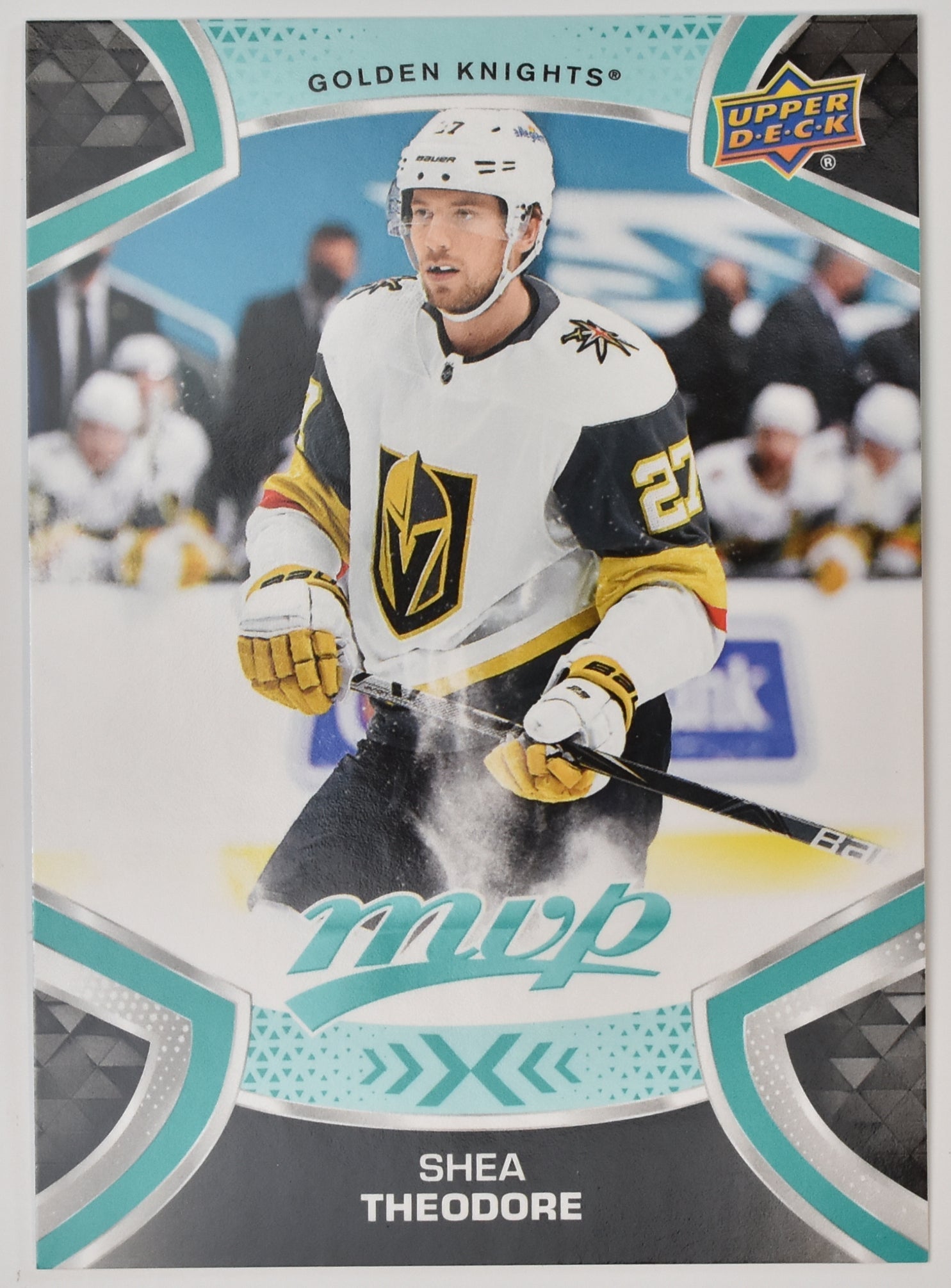 Shea Theodore 127 Golden Knights MVP NHL Hockey Card Upper Deck 2021-2022