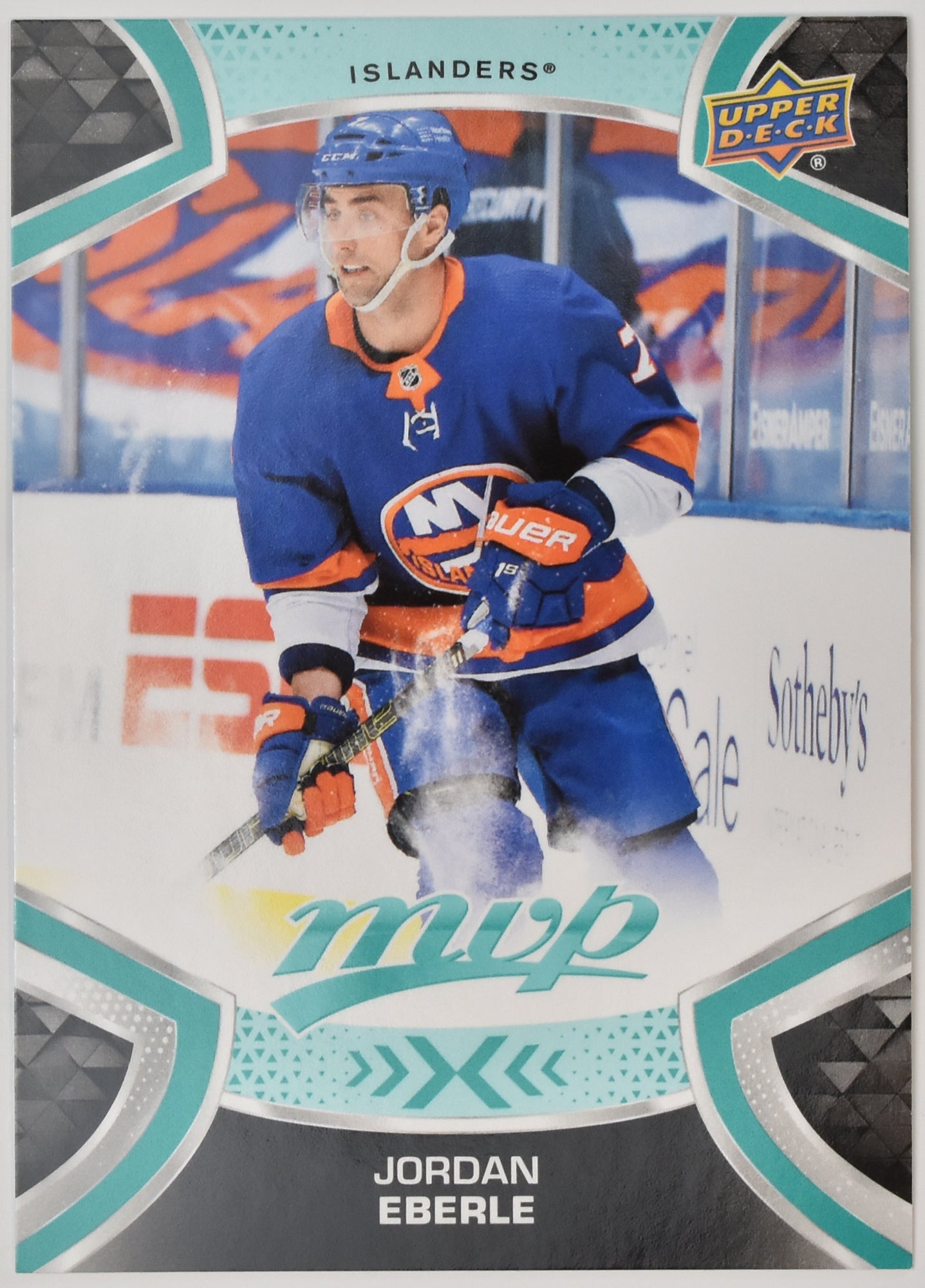 Jordan Eberle 145 New York Islanders MVP NHL Hockey Card Upper Deck 2021-2022
