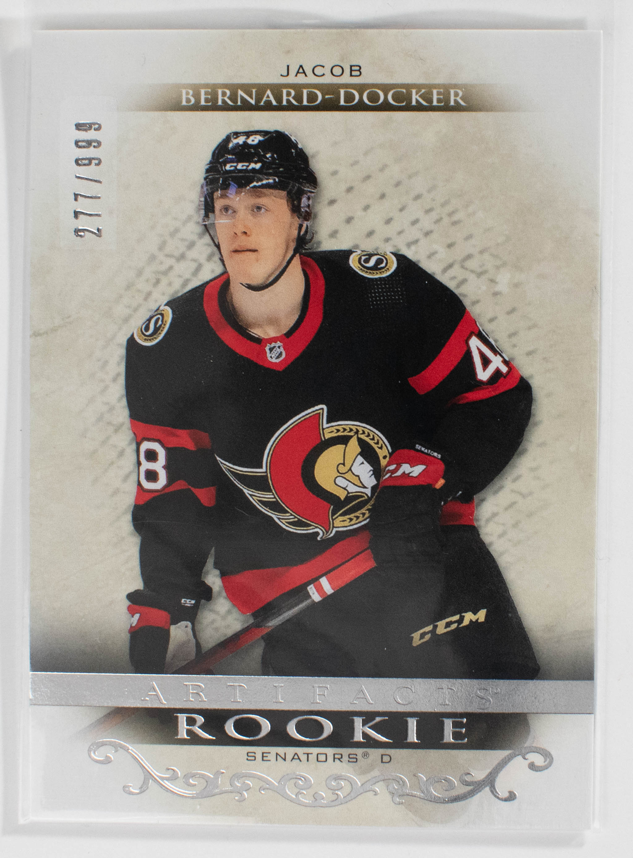 Jacob Bernard Docker 170 Artifact Rookie Card 277/999 2021