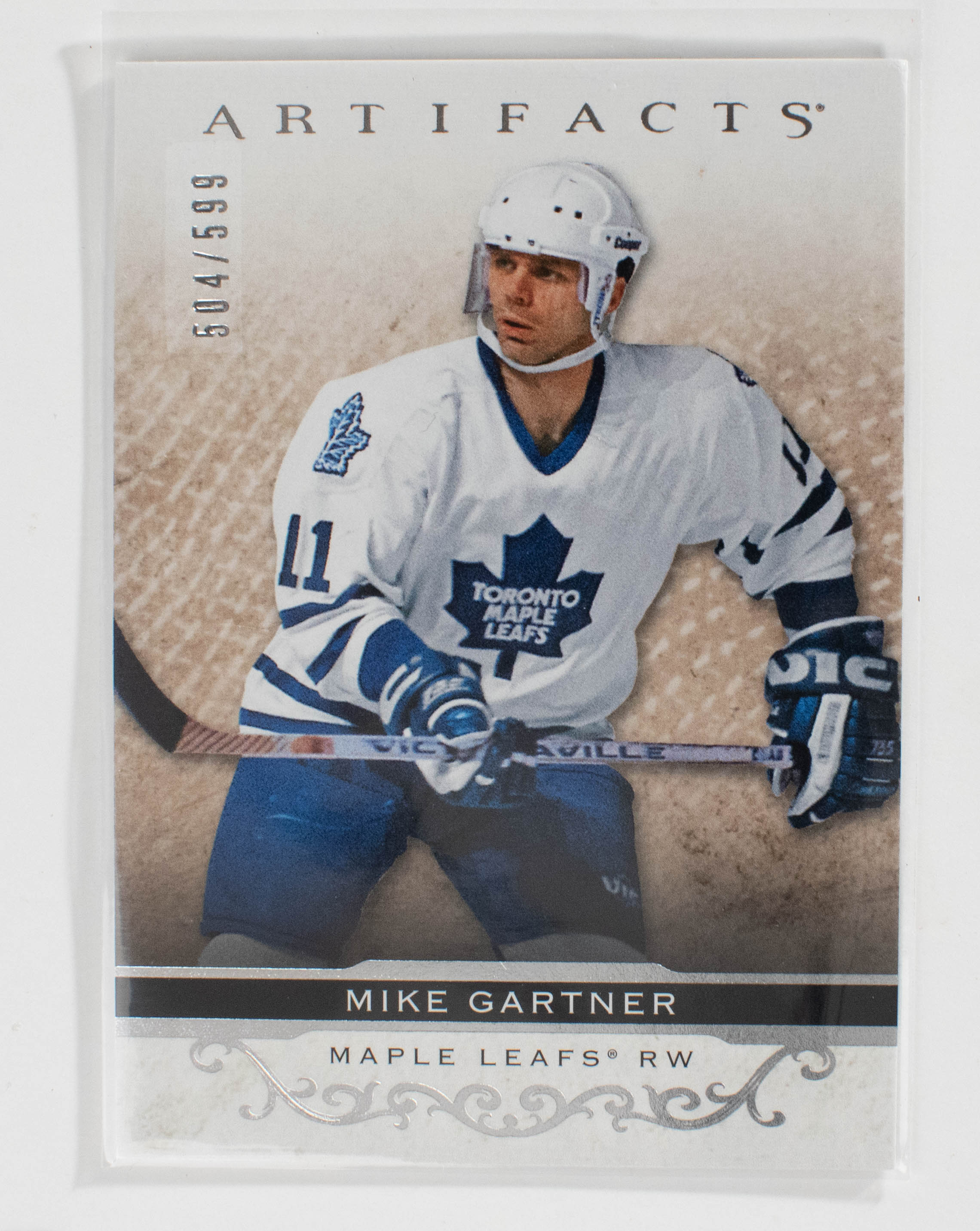 Mike Gartner 154 Artifacts /599 Maple Leafs 21-22 Silver