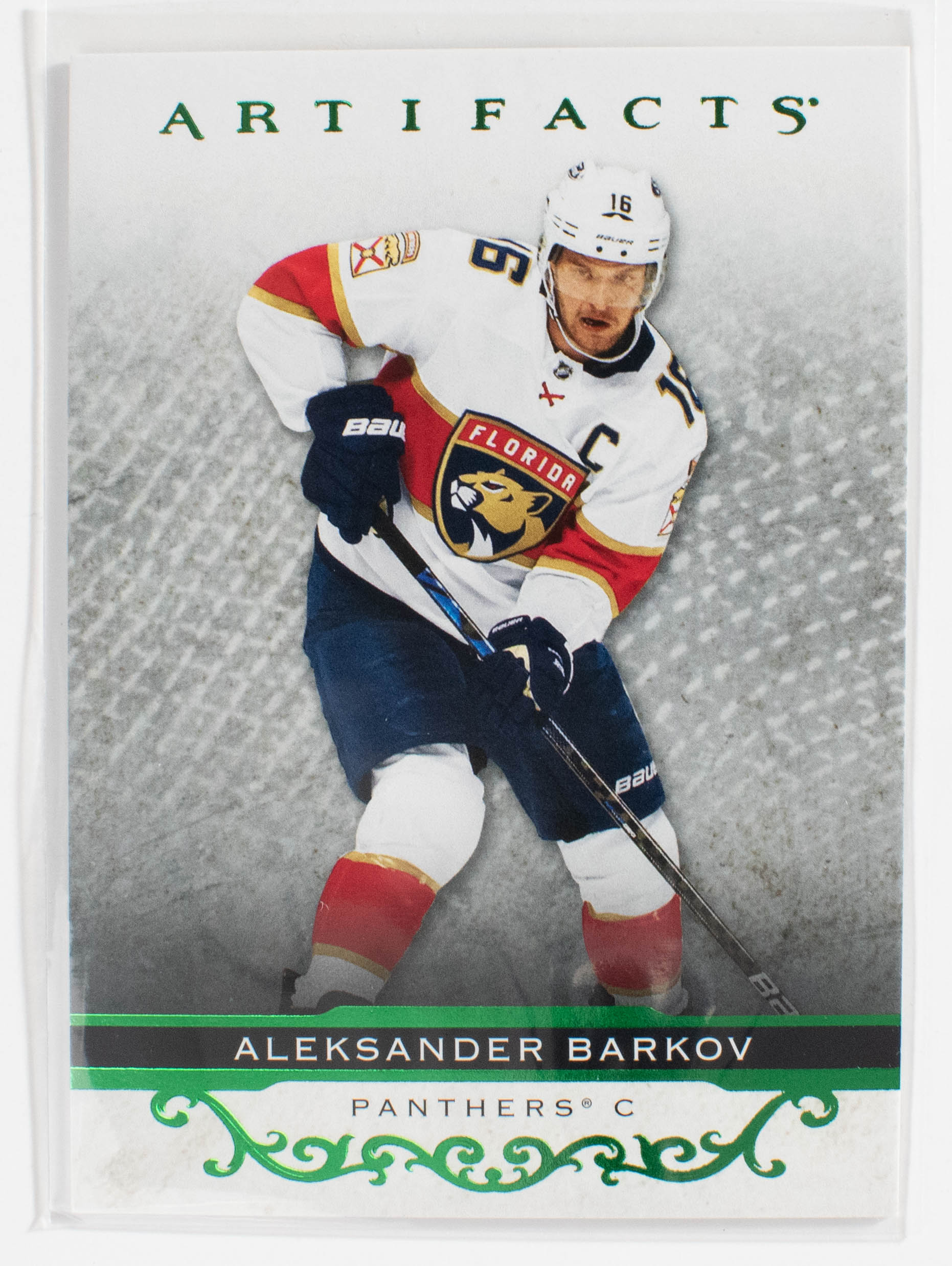 Aleksander Barkov 120 21-22 Artifacts Hockey Florida Panthers Green