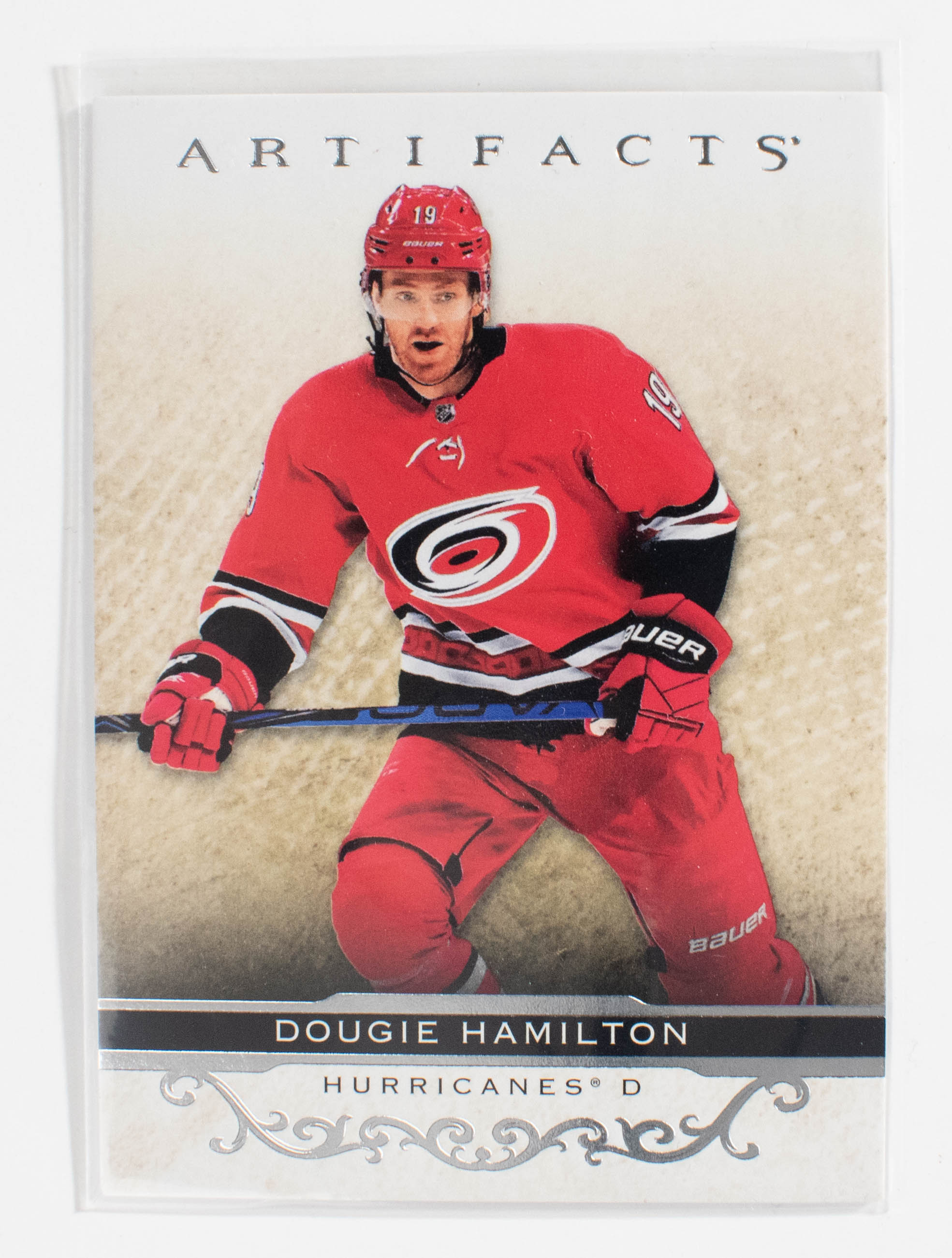 Dougie Hamilton 21 21-22 Artifacts Silver Hurricanes