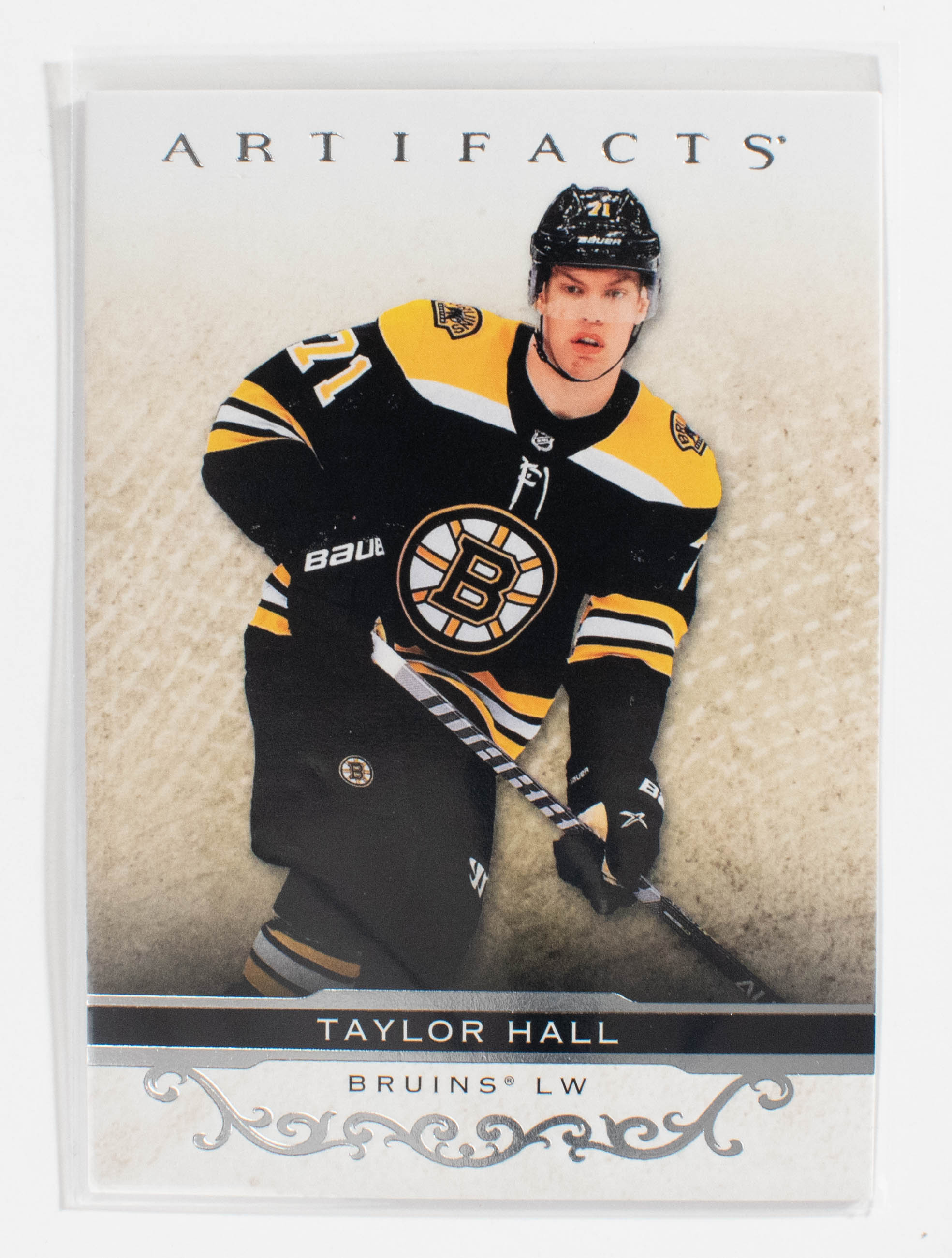 Taylor Hall 31 Bruins Artifacts Hockey 21-22 UD