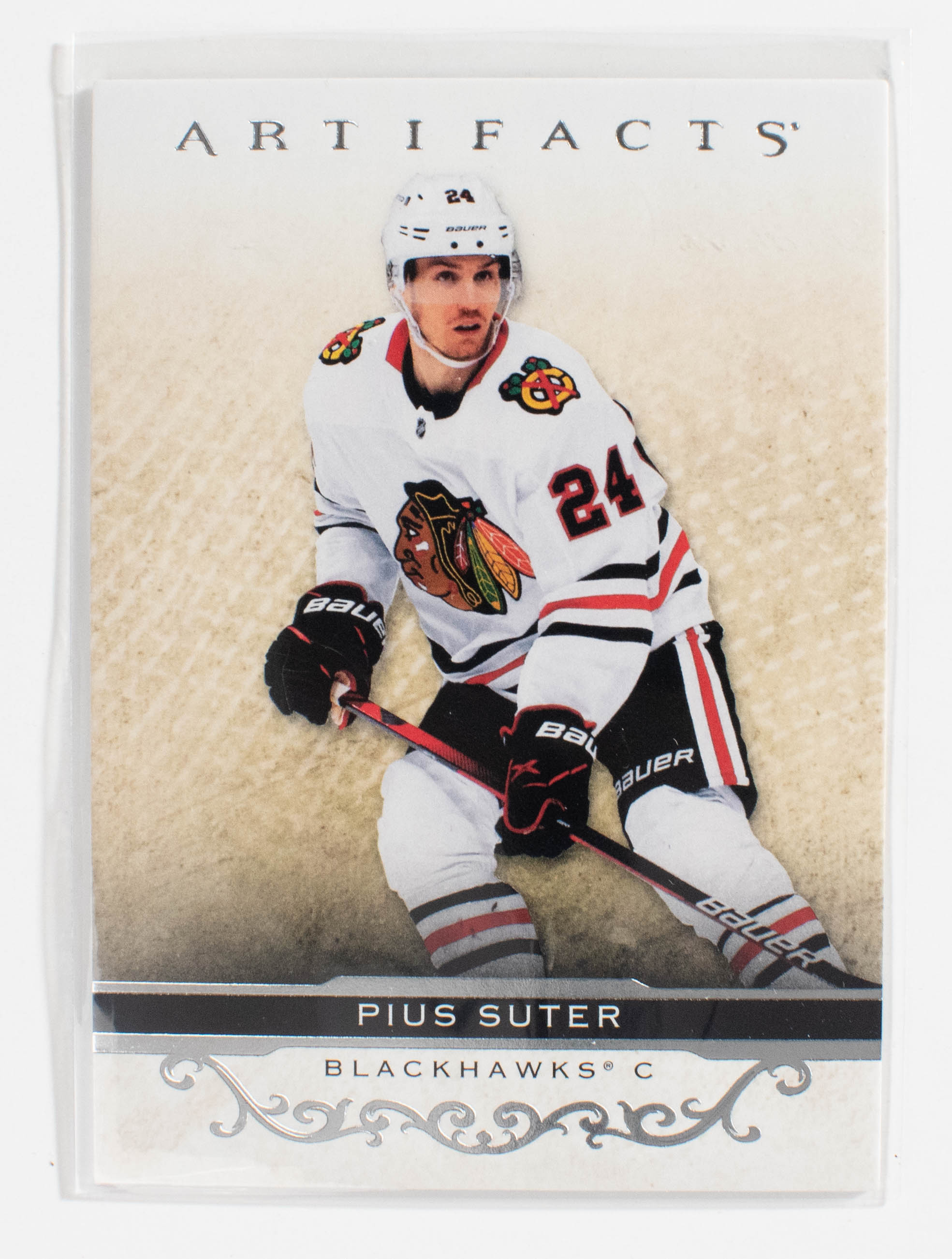 Pius Suter 5 Artifacts Hockey 21-22 UD Silver