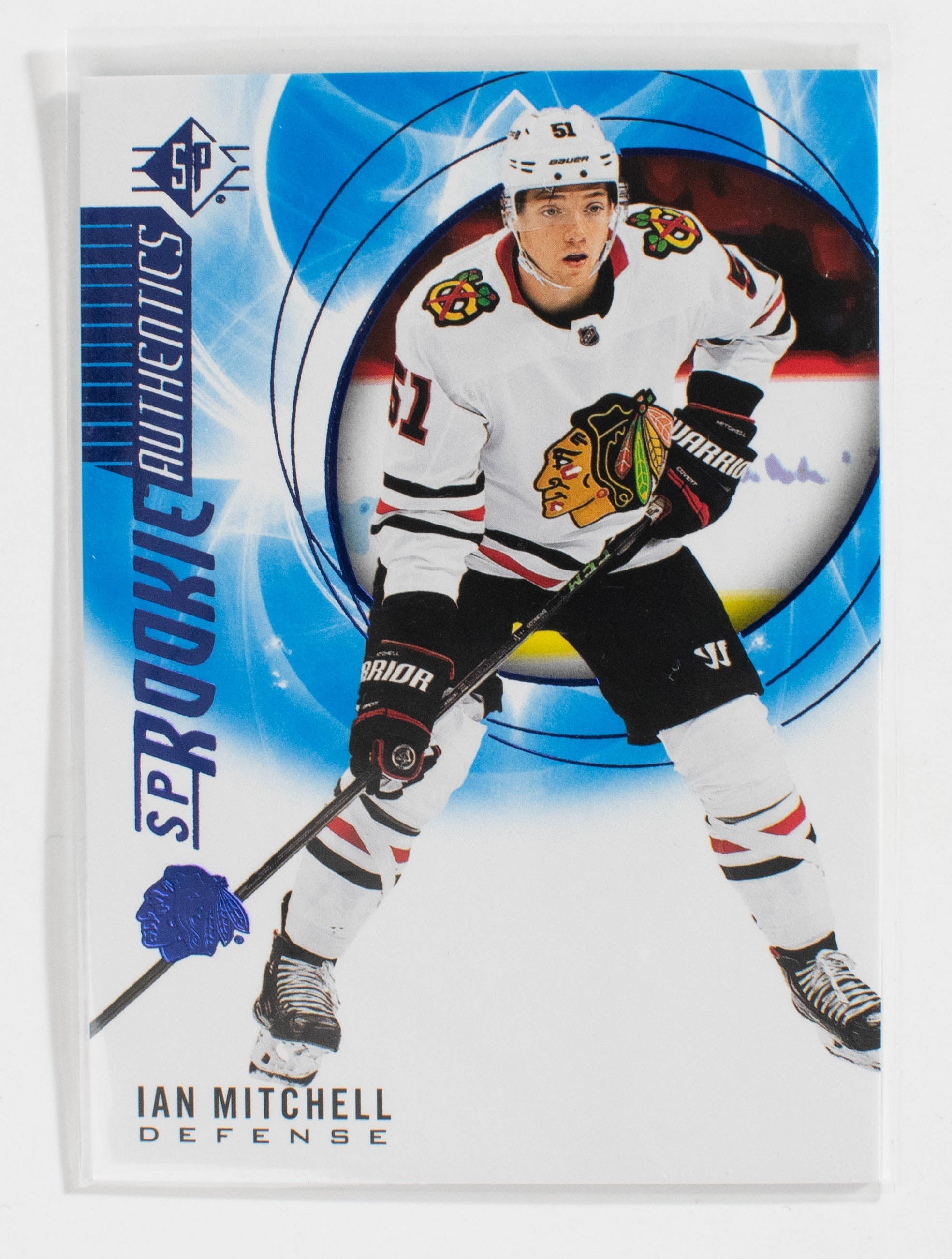 Ian Mitchell 134 Hawks Rookies SP Authentics 2021 Hockey