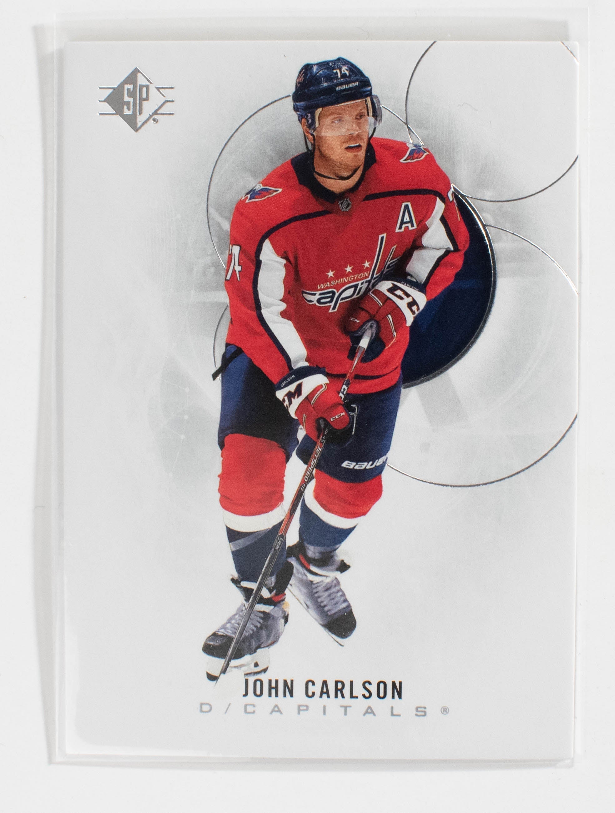 John Carlson 23 SP Hockey 20-21 UD Capitals