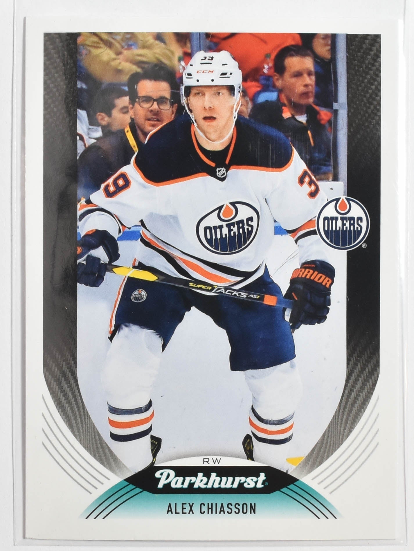 Alex Chiasson 132 Edmonton Oliers Parkhurst Upper Deck Hockey 2020 - 2021