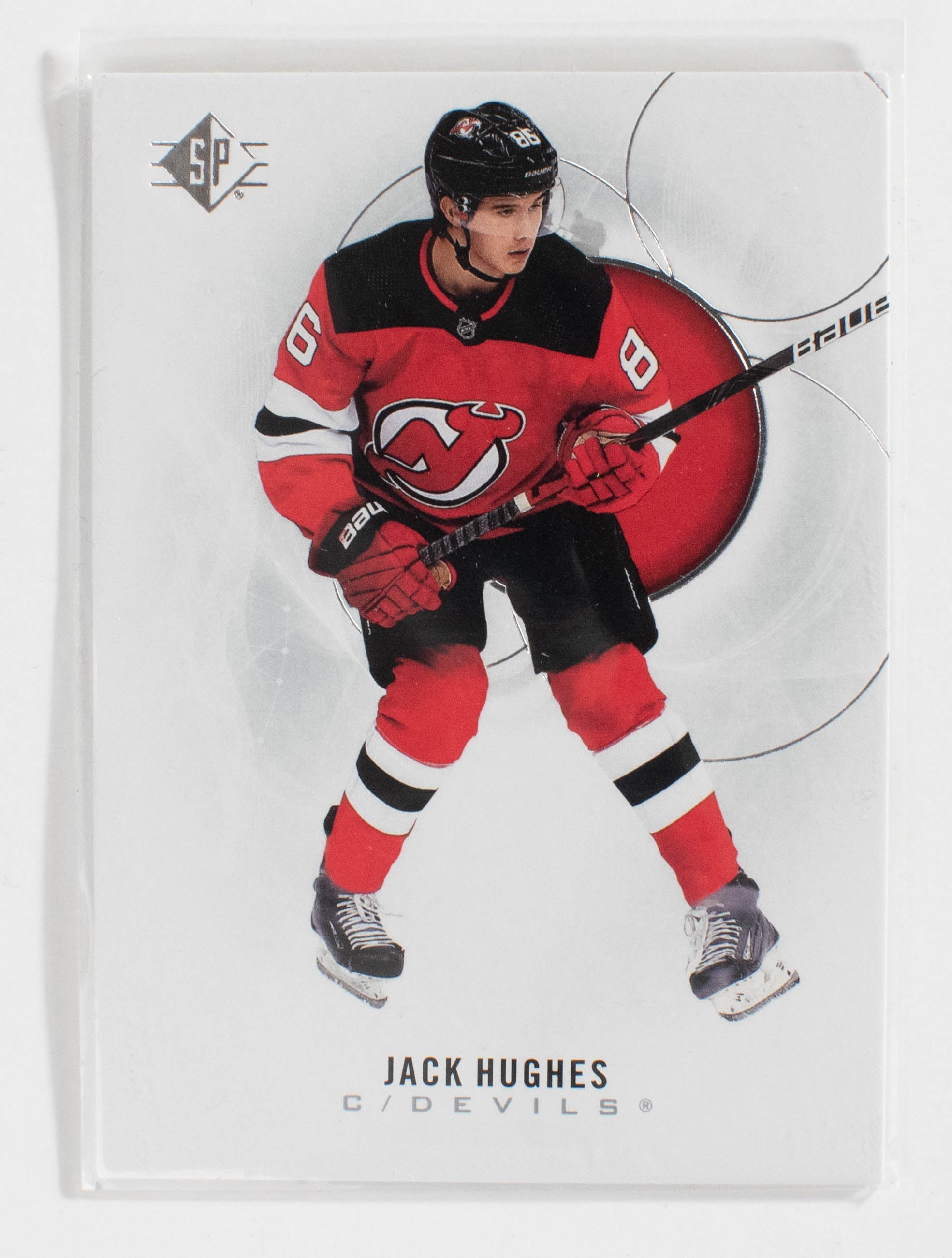 Jack Hughes 41 New Jersey SP Hockey 20-21 UD