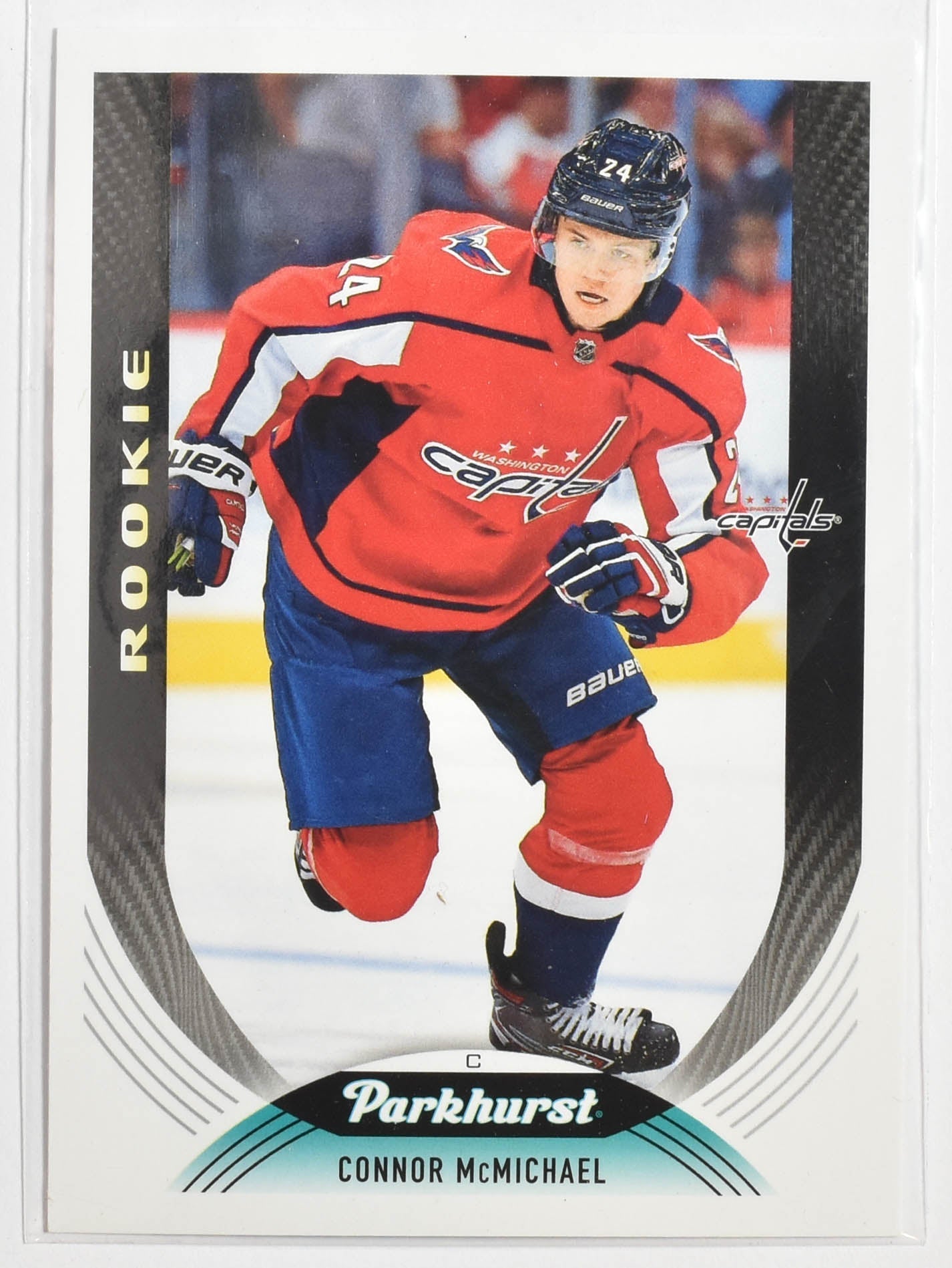 Connor McMichael 293 Washington Capitals Parkhurst Upper Deck Hockey 2020 - 2021