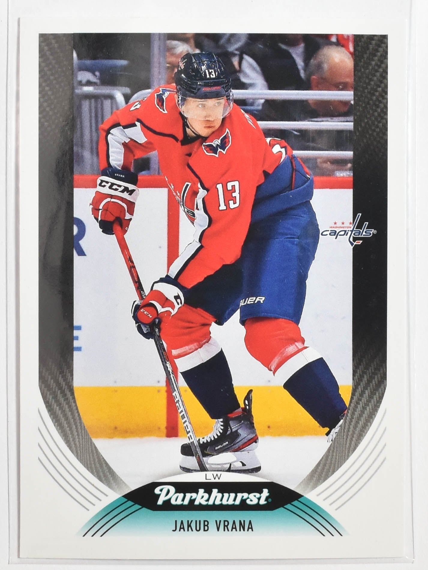 Jakub Vrana 76 Washington Capitals Parkhurst Upper Deck Hockey 2020 - 2021