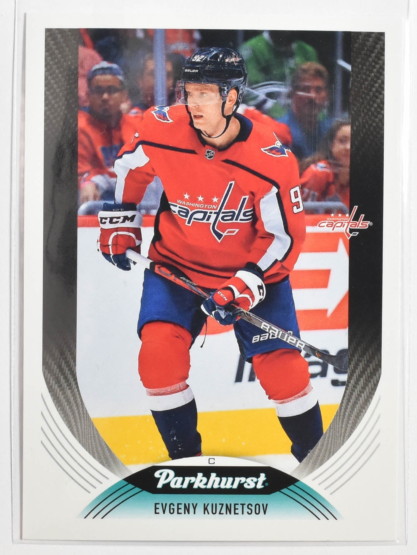 Evgeny Kuznetsov 40 Washington Capitals Parkhurst Upper Deck Hockey 2020 - 2021
