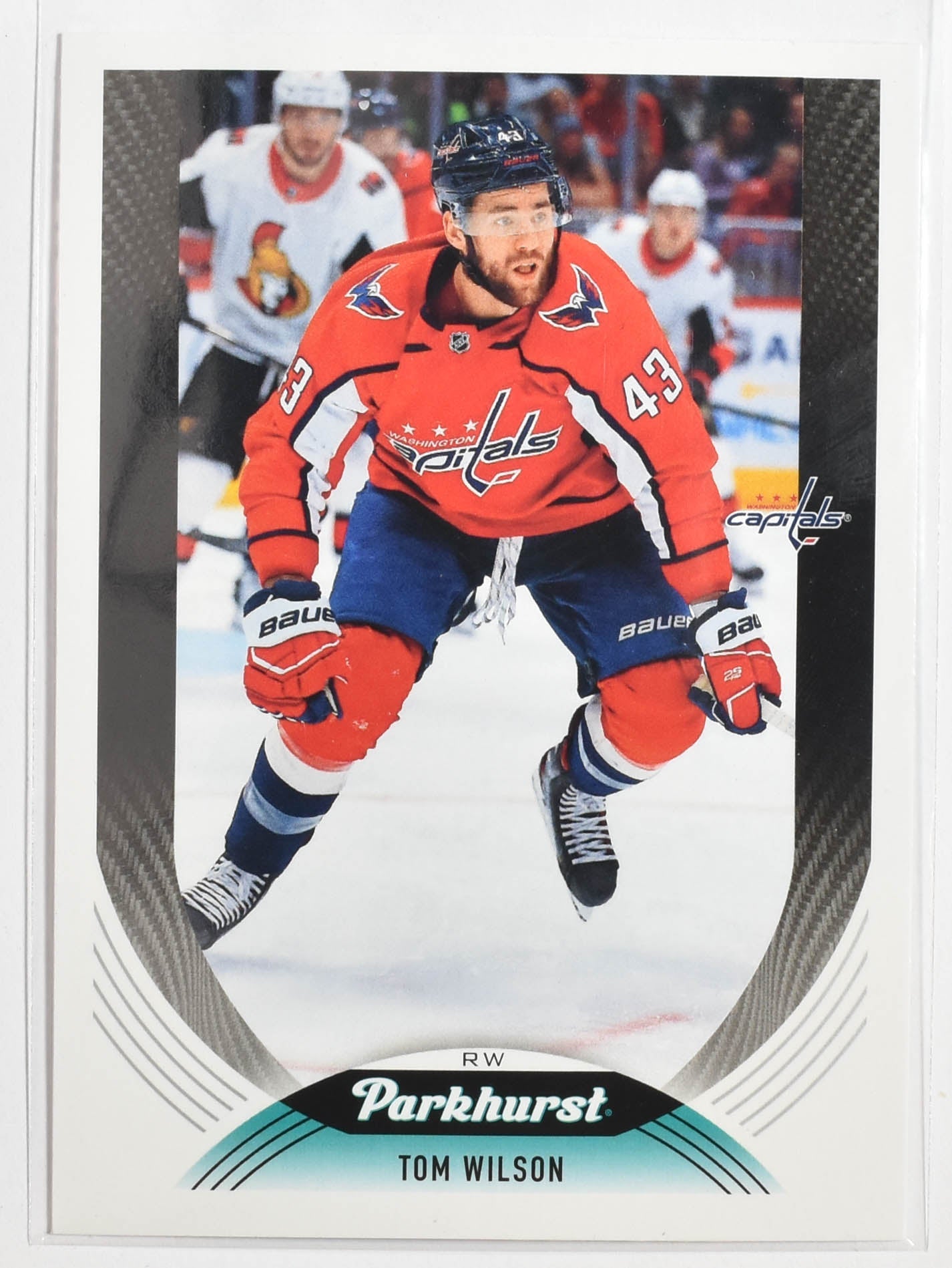 Tom Wilson 52 Washinton Capitals Parkhurst Upper Deck Hockey 2020 - 2021