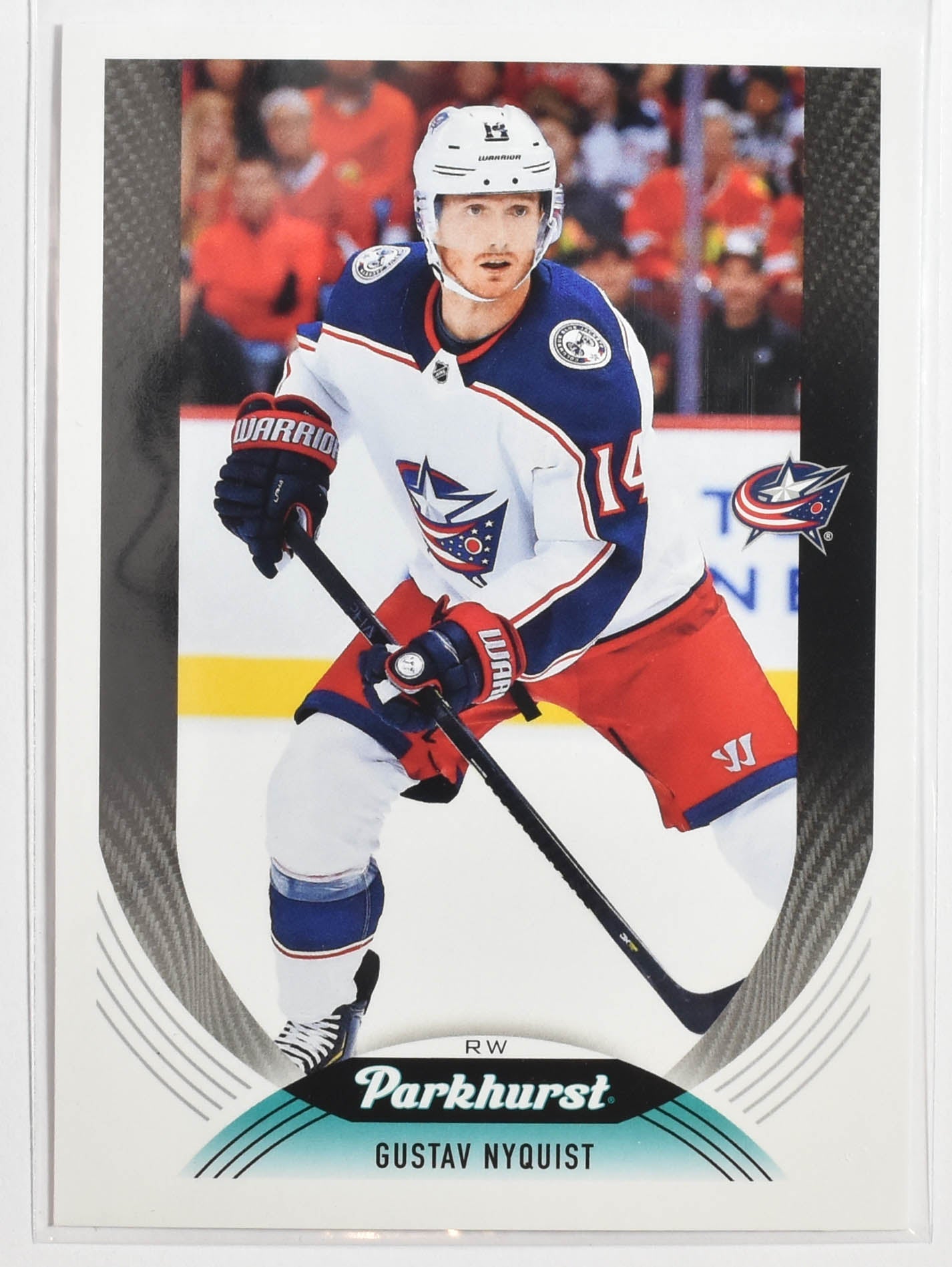 Gustav Nyquist 178 Columbus Blue Parkhurst Upper Deck Hockey 2020 - 2021