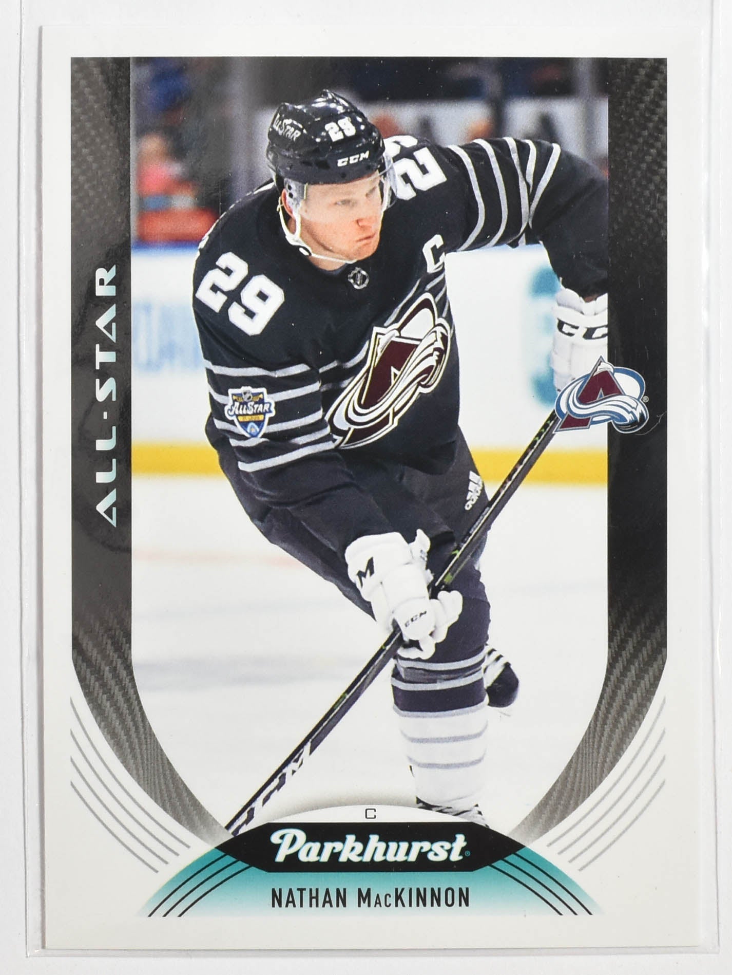 Nathan MacKinnon 222 Colorado Avalanche Parkhurst Upper Deck Hockey 2020 - 2021