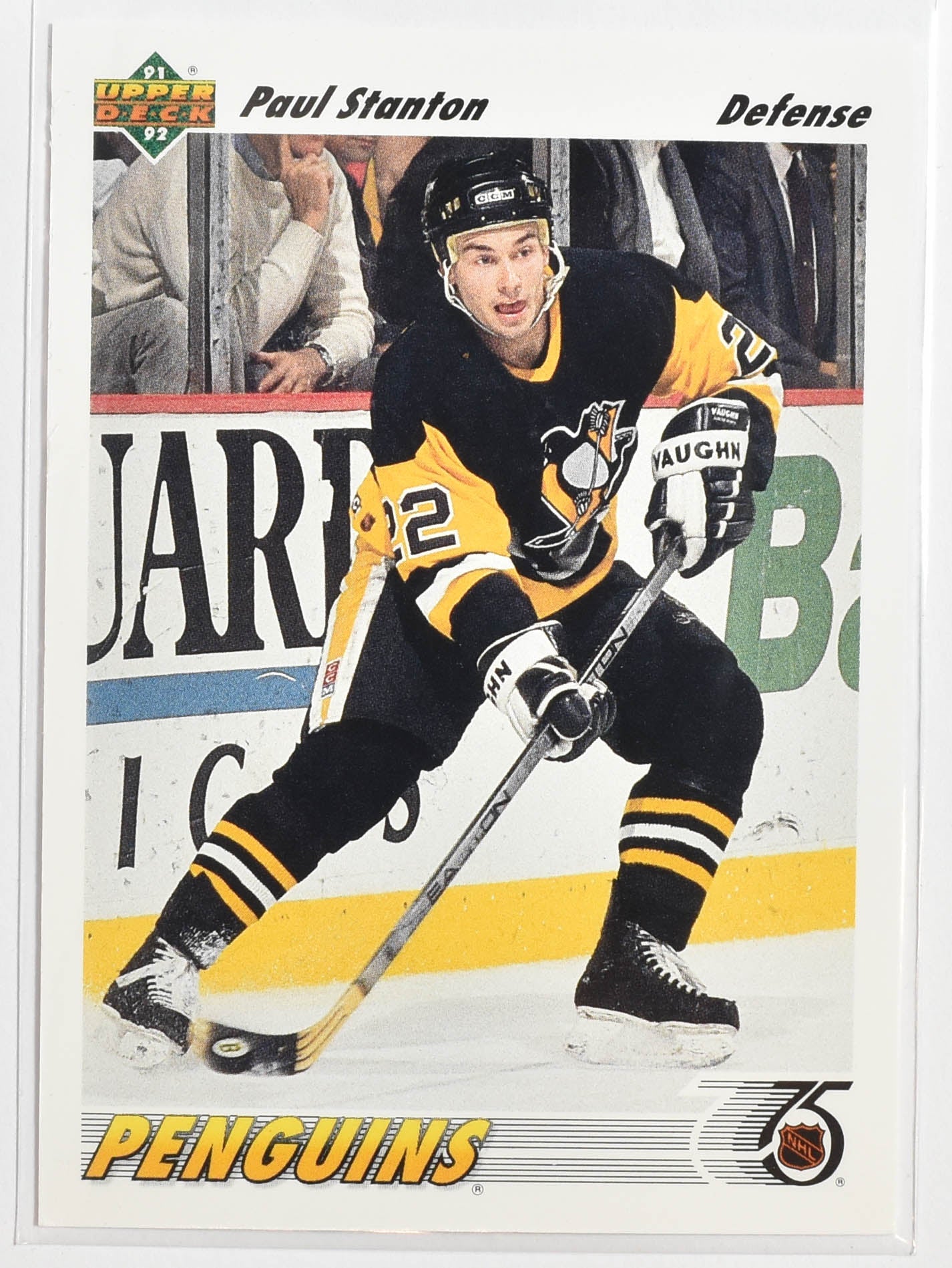 Paul Stanton 203 Upper Deck 1992 Hockey Pittsburg Penguins