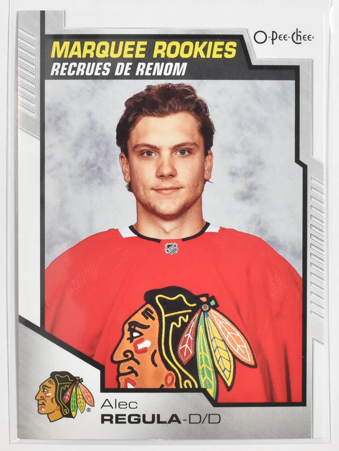 Alec Regula 635 Blackhawks NHL Hockey Card