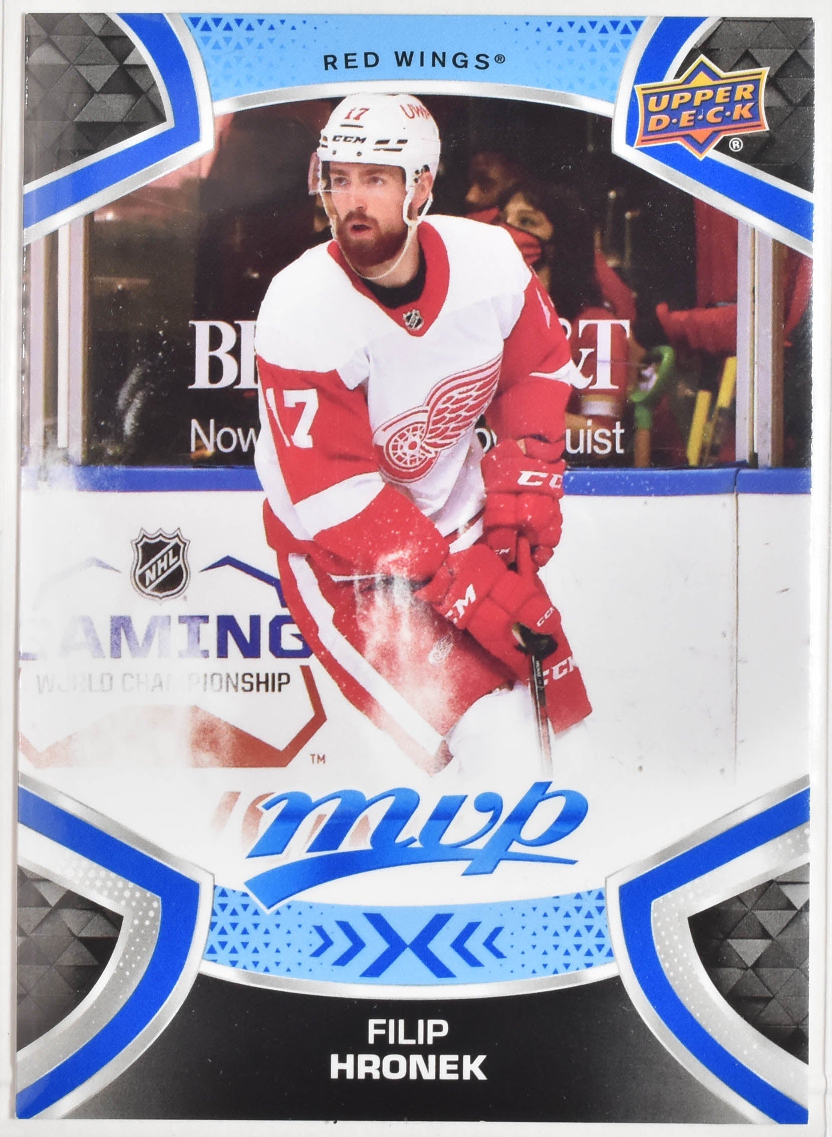 Filip Hronek 165 Detroit Red Wings MVP NHL Hockey Card Upper Deck 2021-2022
