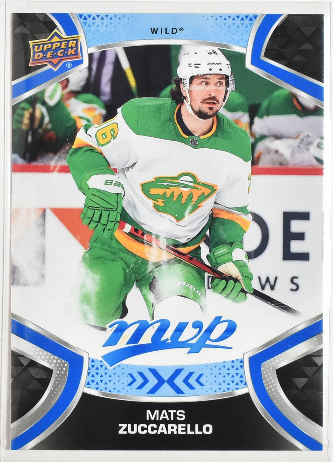 Mats Zuccarello 36 Minnesota Wild MVP NHL Hockey Card Upper Deck 2021-2022