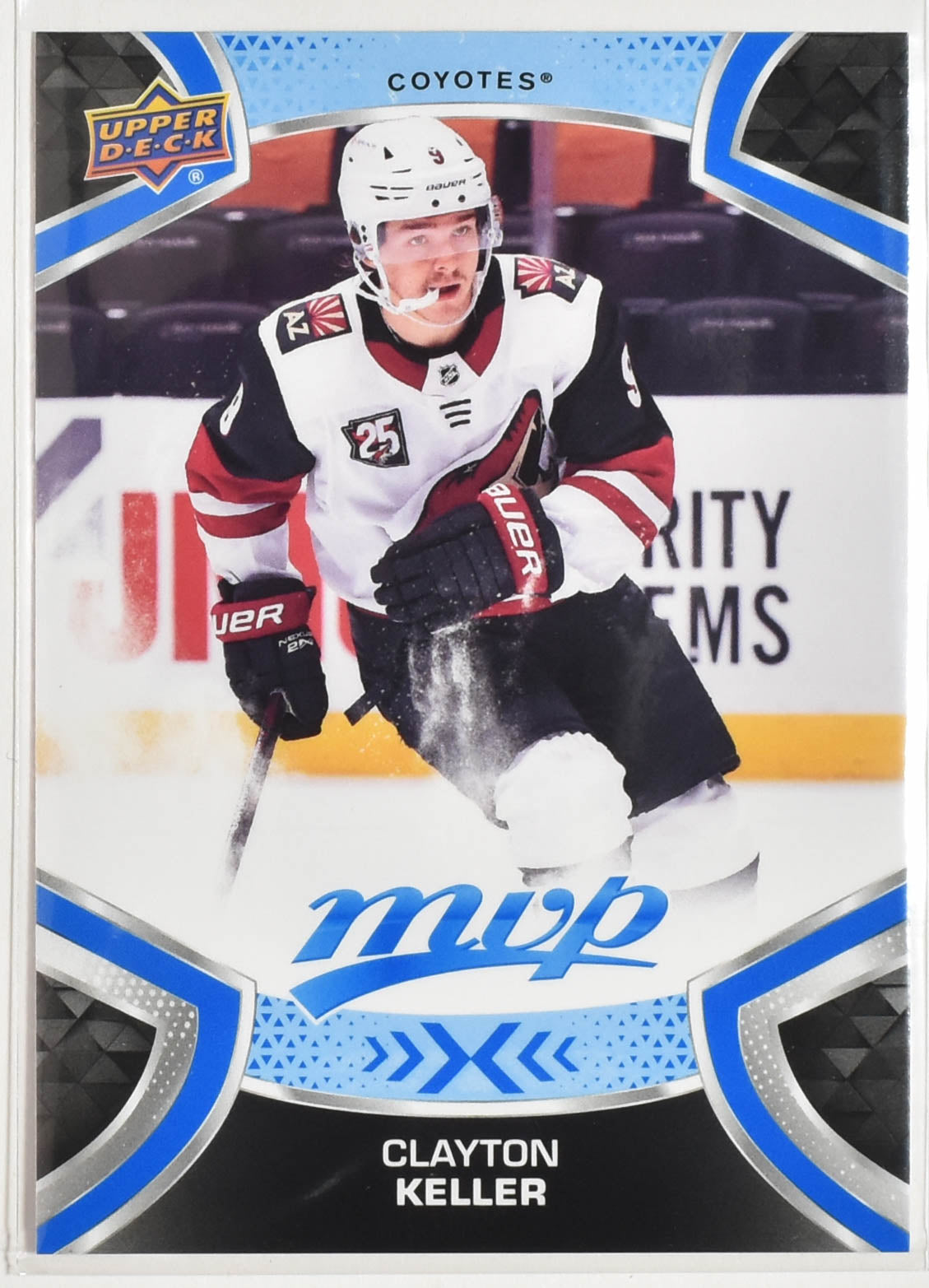 Clayton Keller 9 Arizona MVP Upper Deck 2021 Hockey