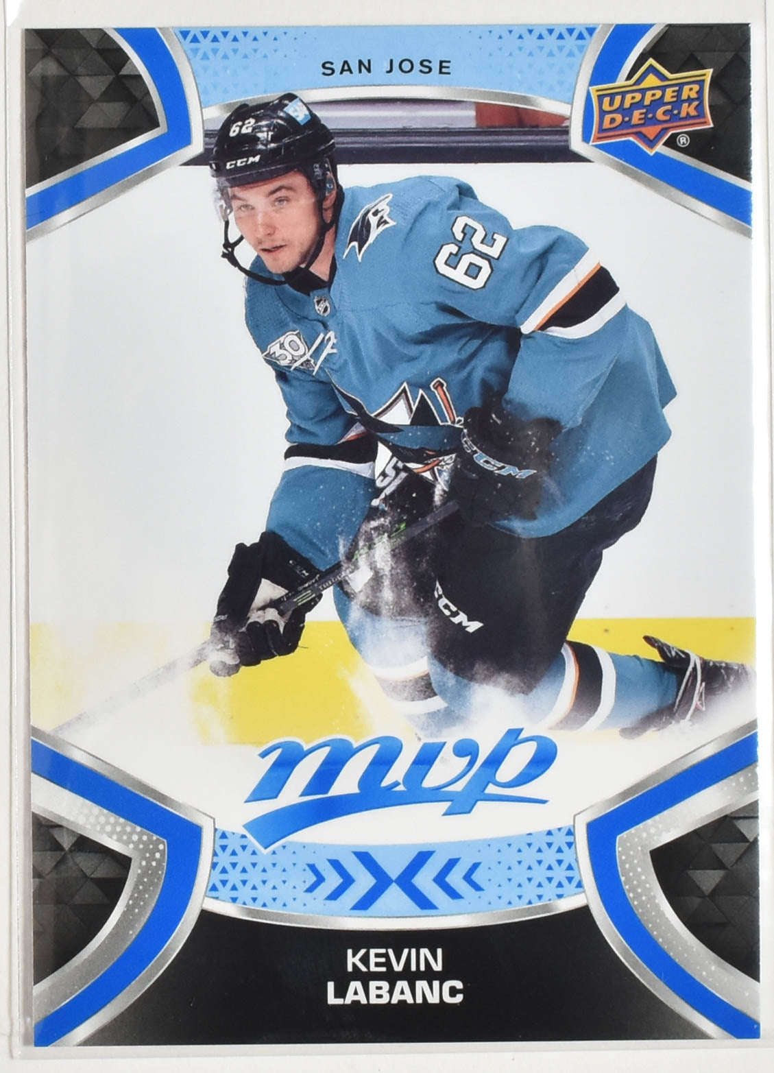 Kevin Labanc 62 Sharks MVP Upper Deck 2021 Hockey