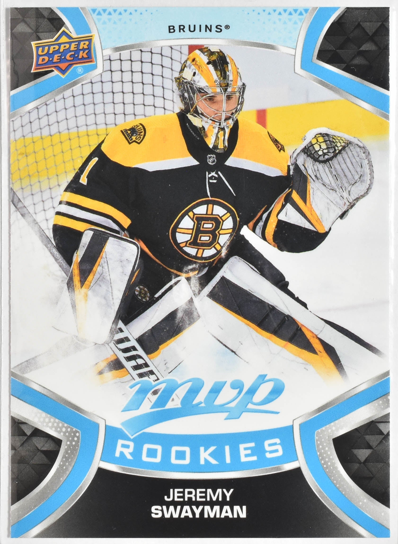 Jeremy Swayman 235 Rookies Boston Bruins MVP Upper Deck 2021 Hockey