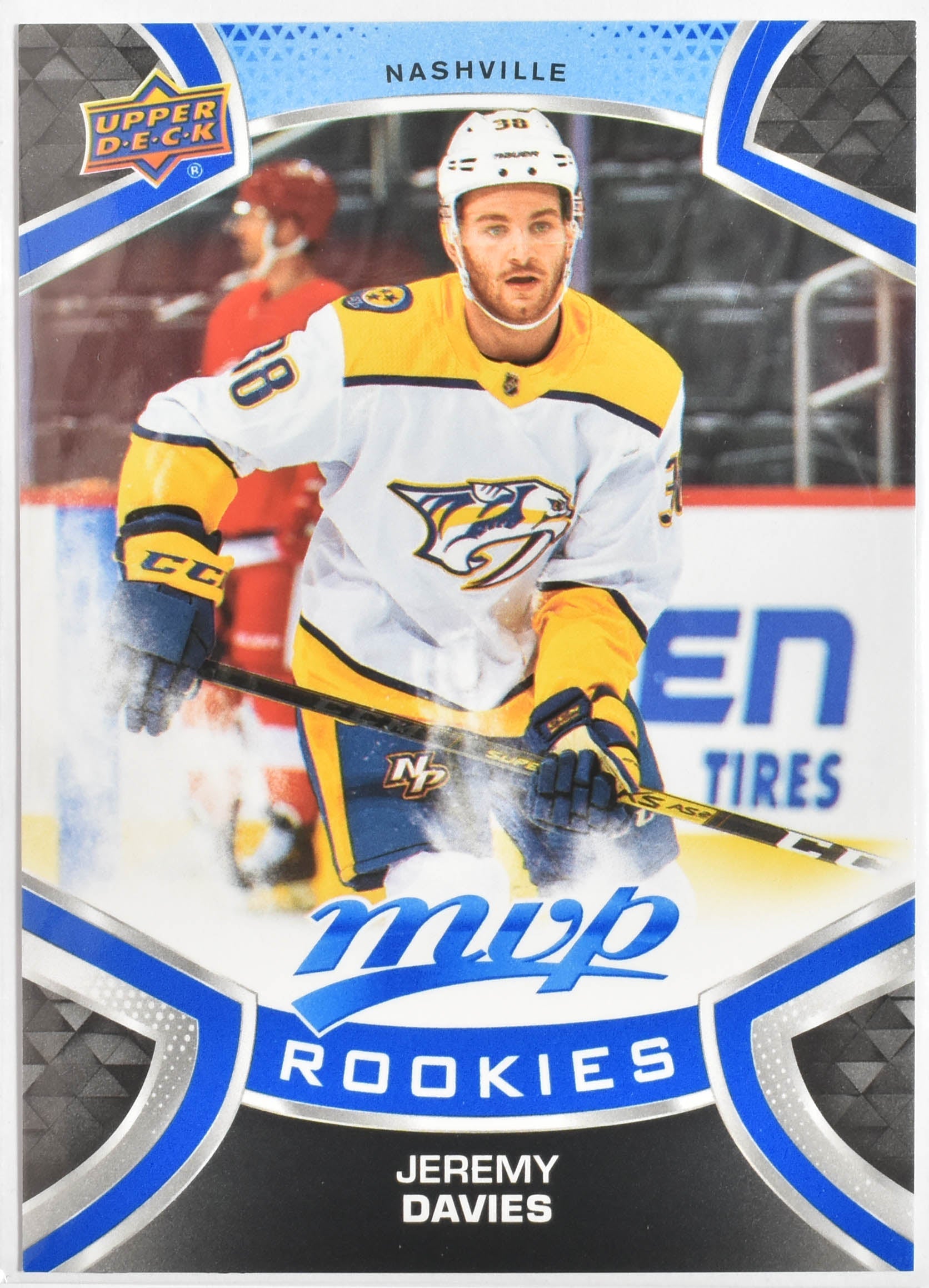 Jeremy Davies Rookie 223 Predators MVP Upper Deck 2021 Hockey