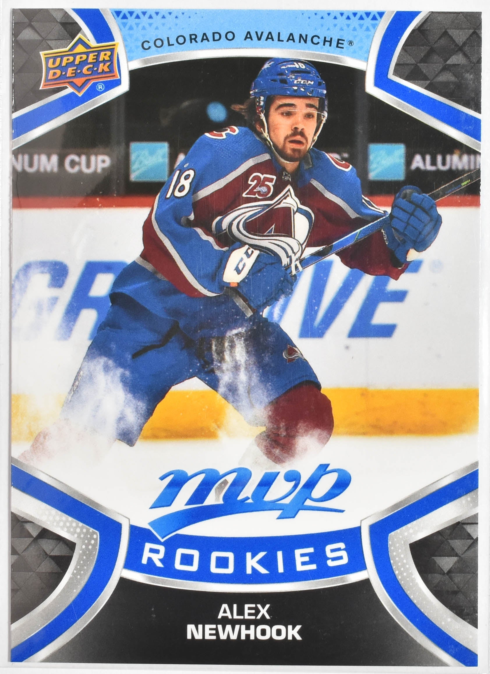 Alex Newhook Rookie 234 Colorado MVP Upper Deck 2021 Hockey