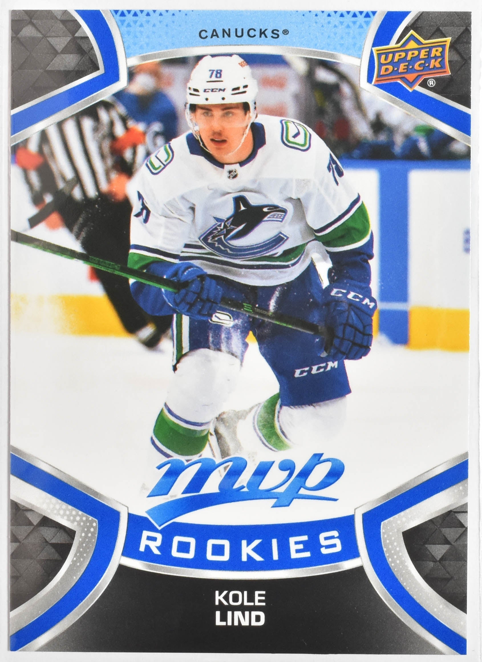 Kole Lind 226 Rookie Canuck MVP Upper Deck 2021 Hockey