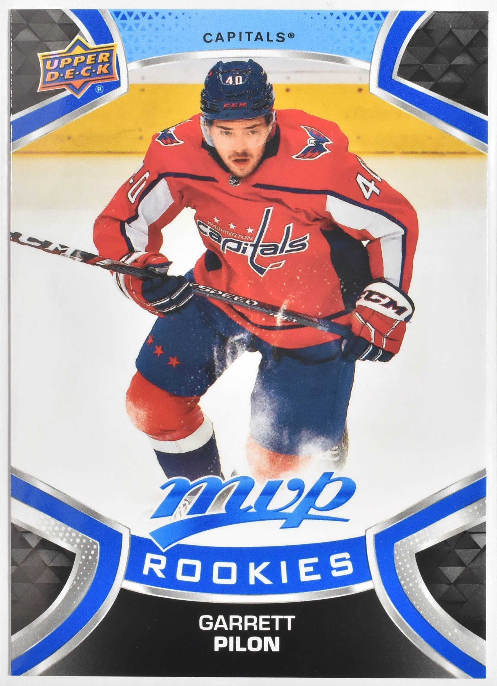 Garrett Pilon 228 Rookie Capitals MVP Upper Deck 2021 Hockey