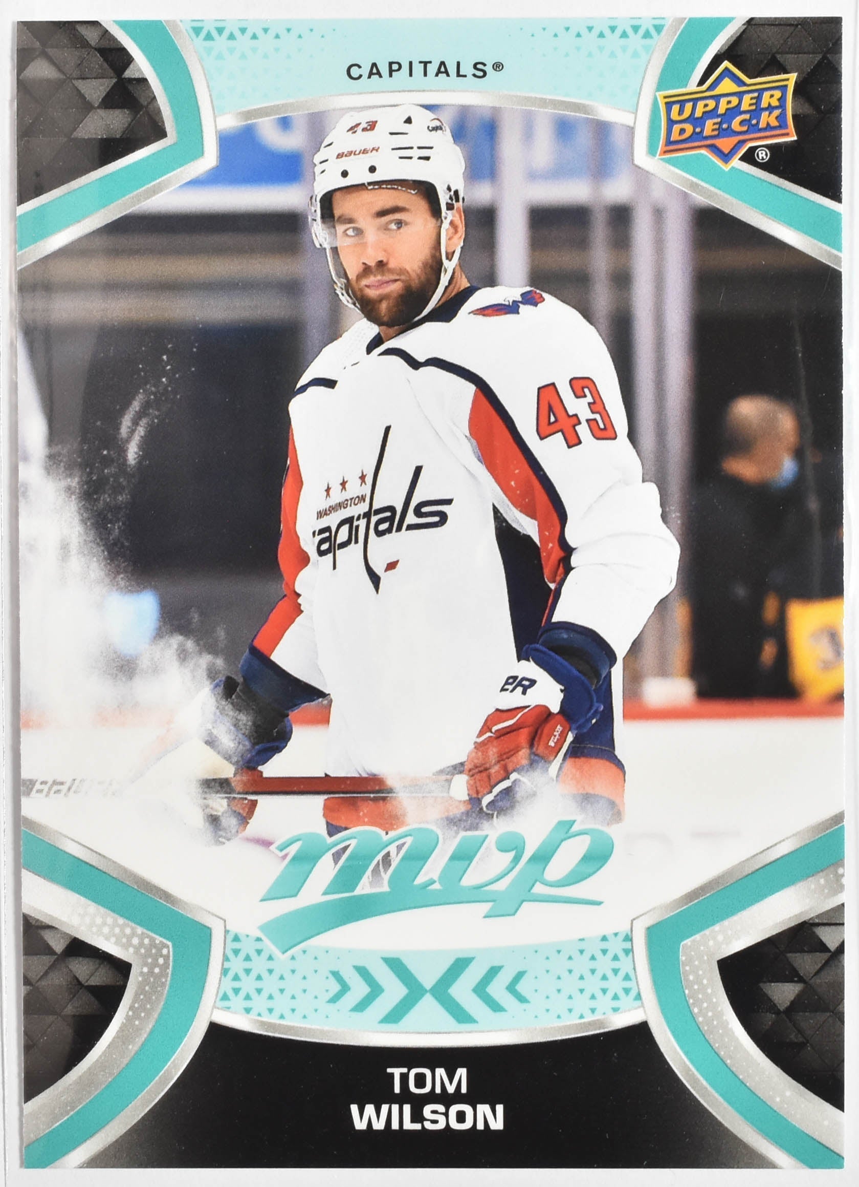 Tom Wilson 143 Capitals MVP NHL Hockey Card Upper Deck 2021