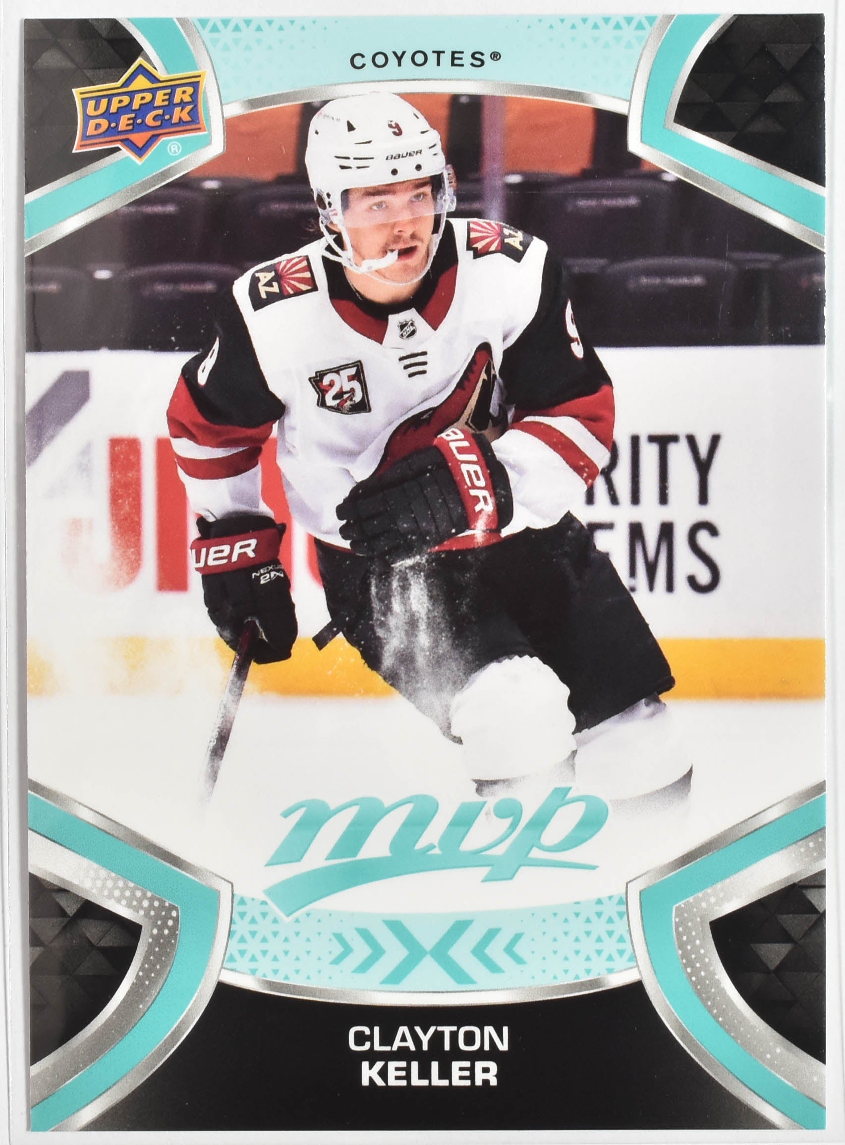 Clayton Keller 9 Arizona MVP Upper Deck 2021 NHL