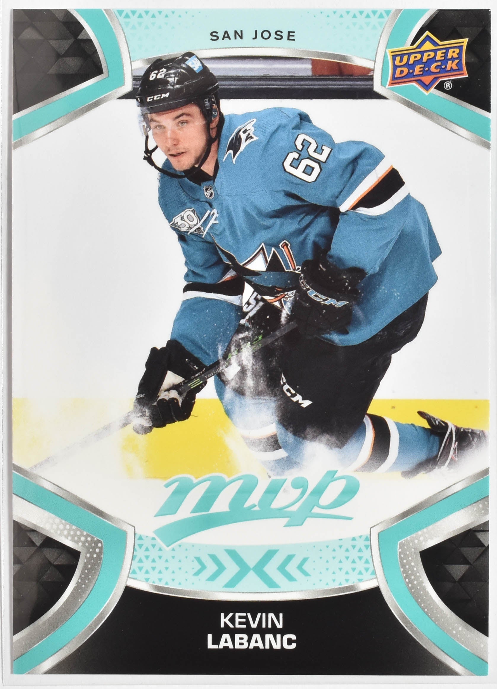 Kevin Labanc 62 Sharks MVP Upper Deck 2021 NHL