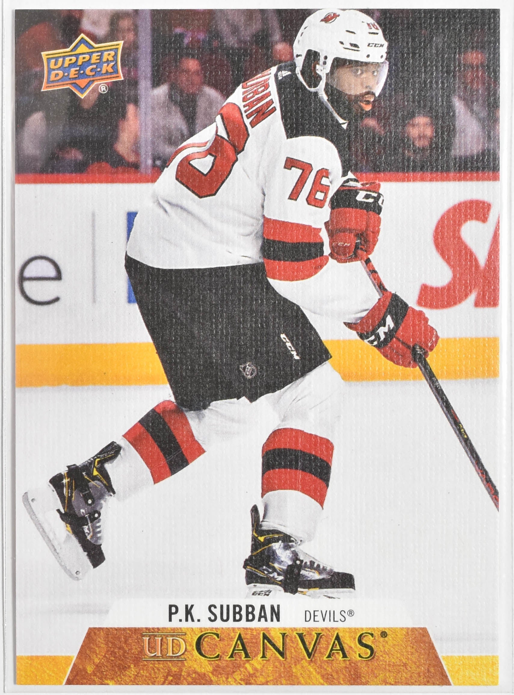 Pk Subban C172 New Jersey Devils Upper Deck 2021 UD Canvas