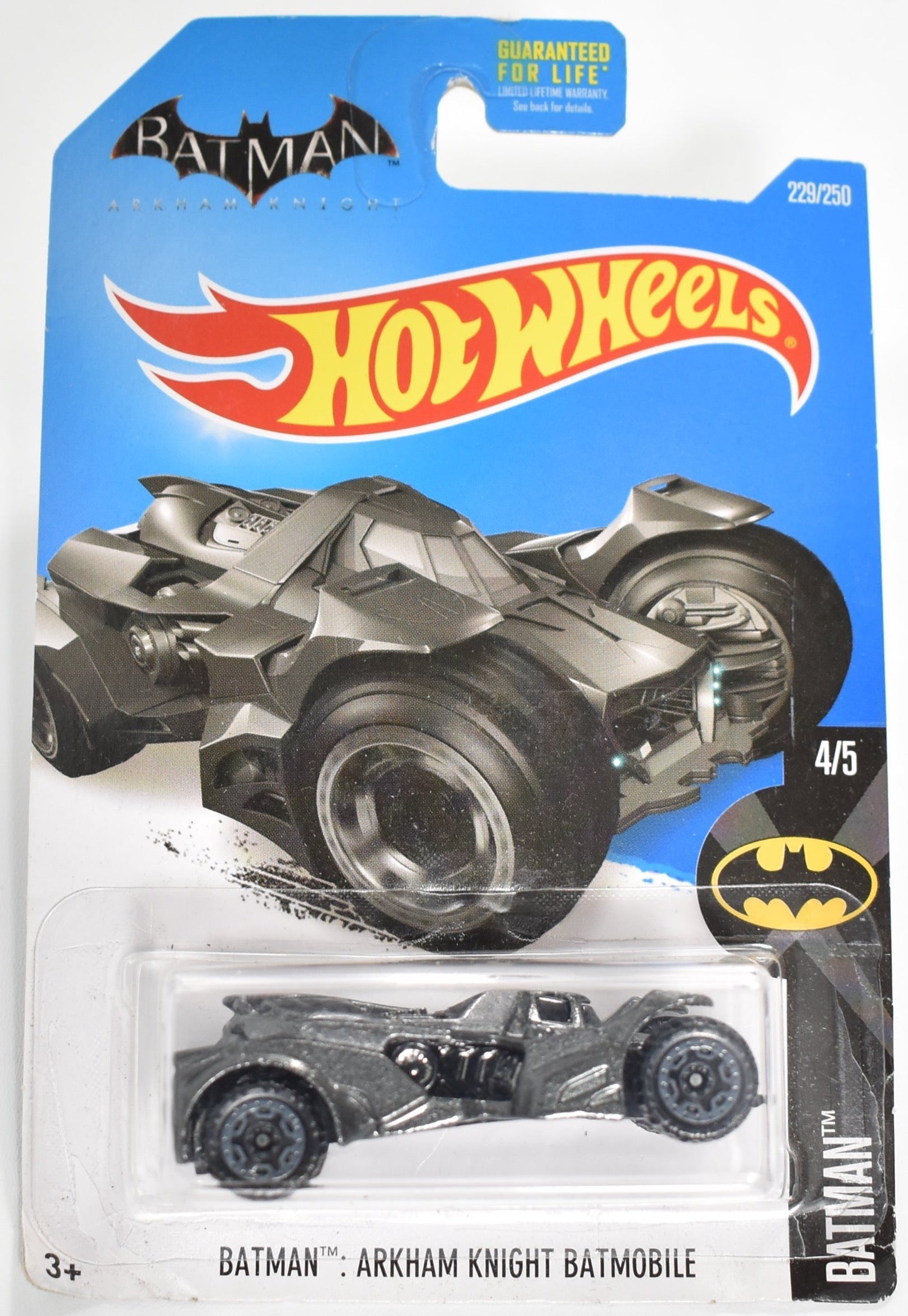 Batman Arkham Knight Batmobile 4 of 5 Hot Wheels diecast car Loose from package