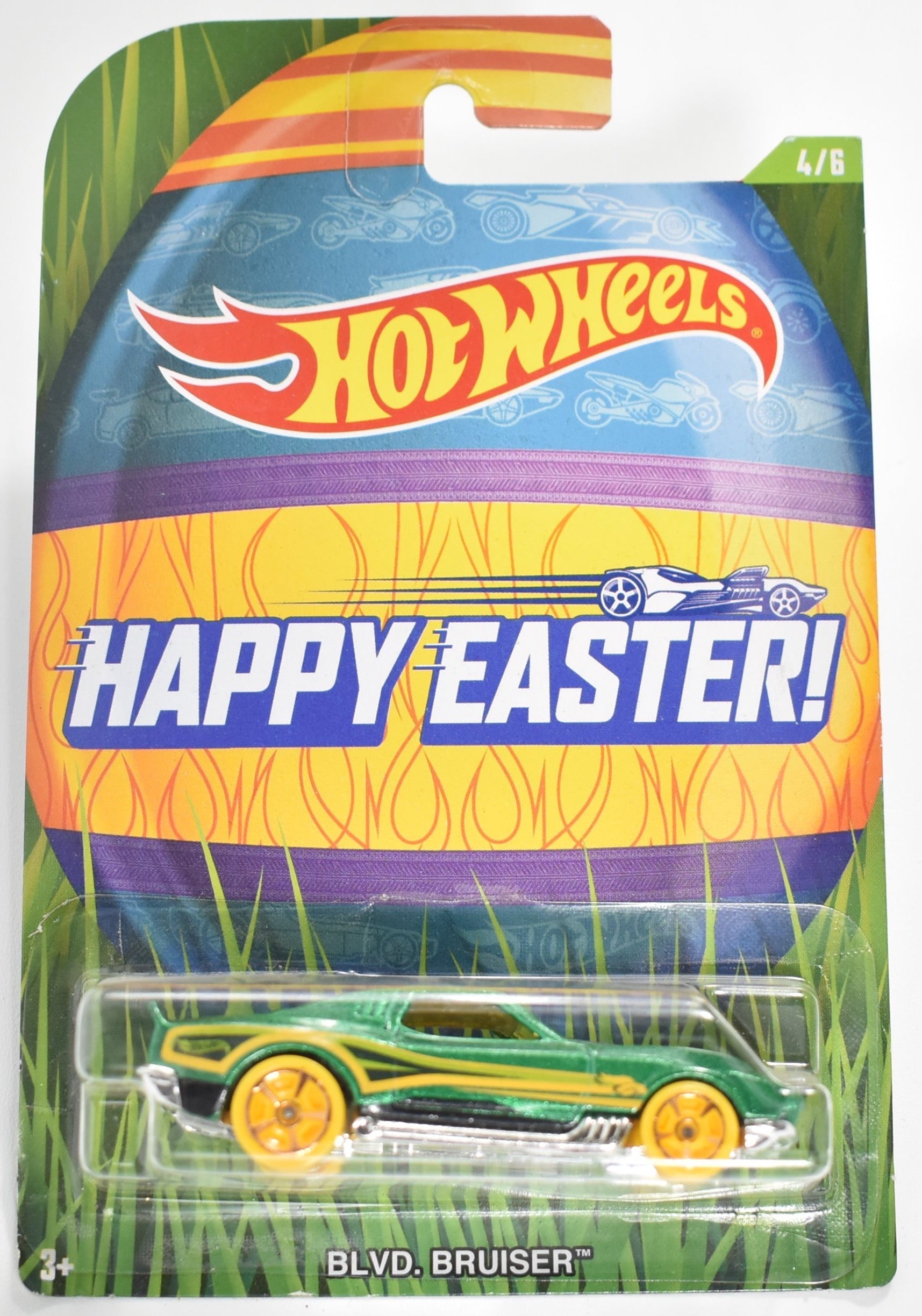 Hot Wheels diecast car Happy Easter BLVD Bruiser 4 of 6