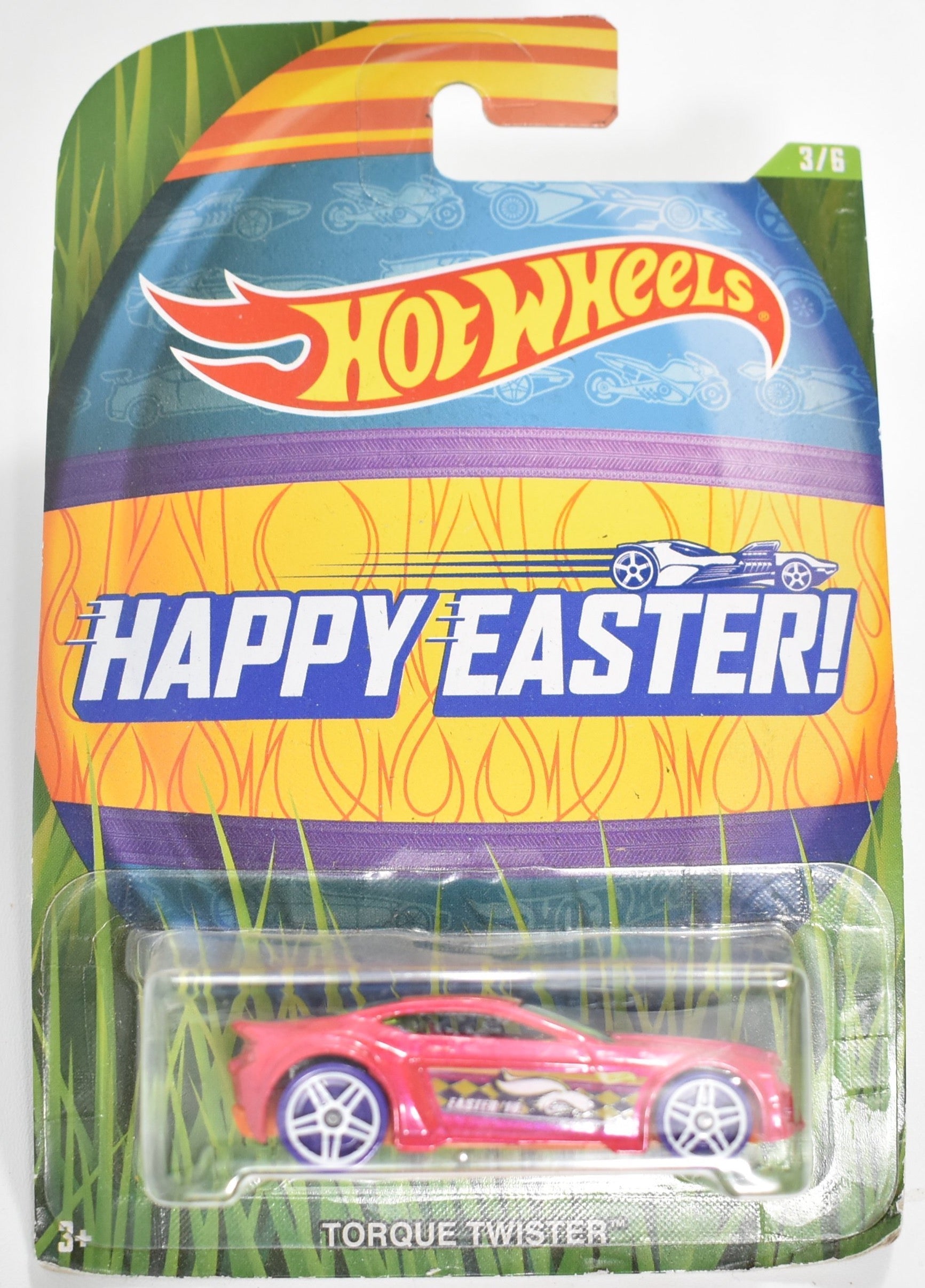 Hot Wheels diecast car Happy Easter Torque Twister 3 of 6
