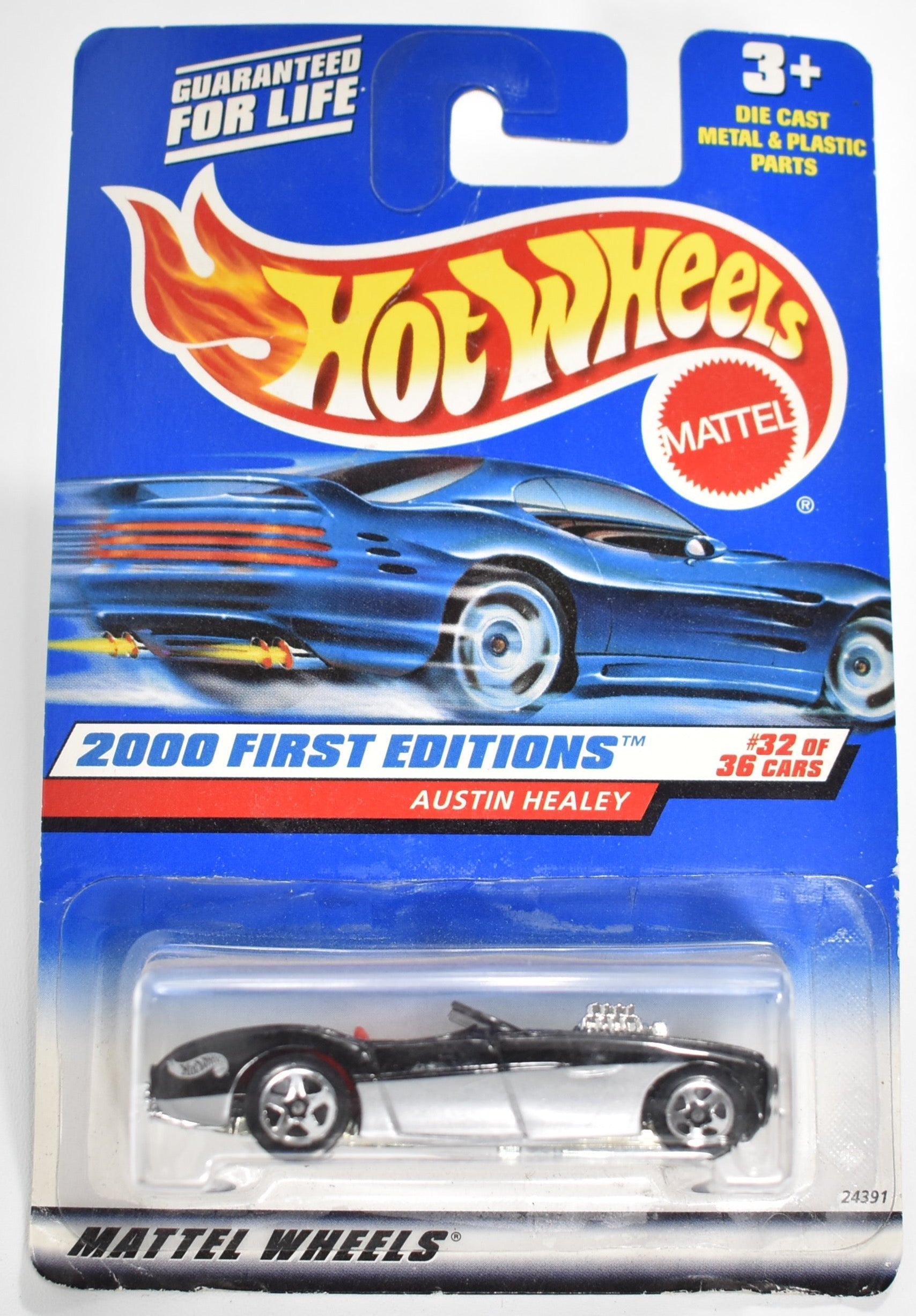 Hot Wheels diecast car 2000 First Edition Austin Healey 32 Of 36 Mattel Wheels