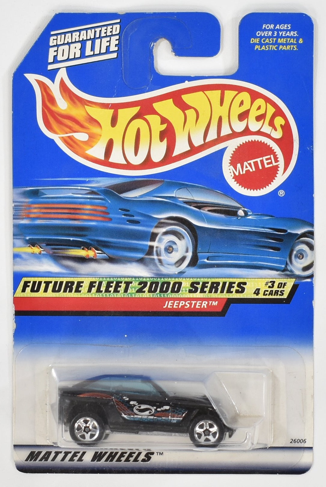 Hot Wheels Future Fleet 2000 Series Jeepster Hot Wheels Car 3 of 4 26006 Mattel