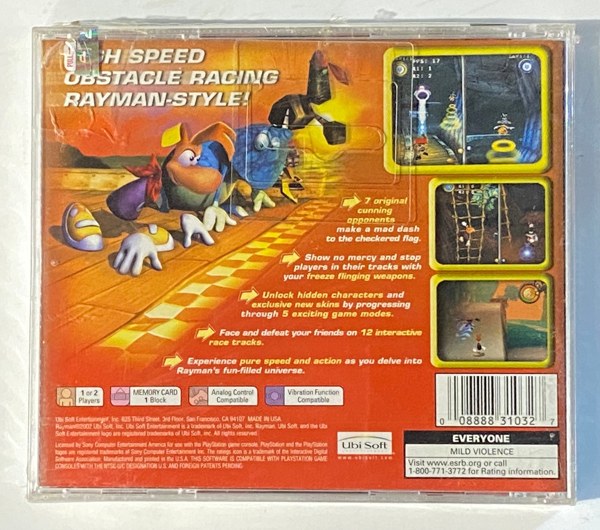 Rayman Rush Playstation 1 Video Game New Sealed Sony Video Game