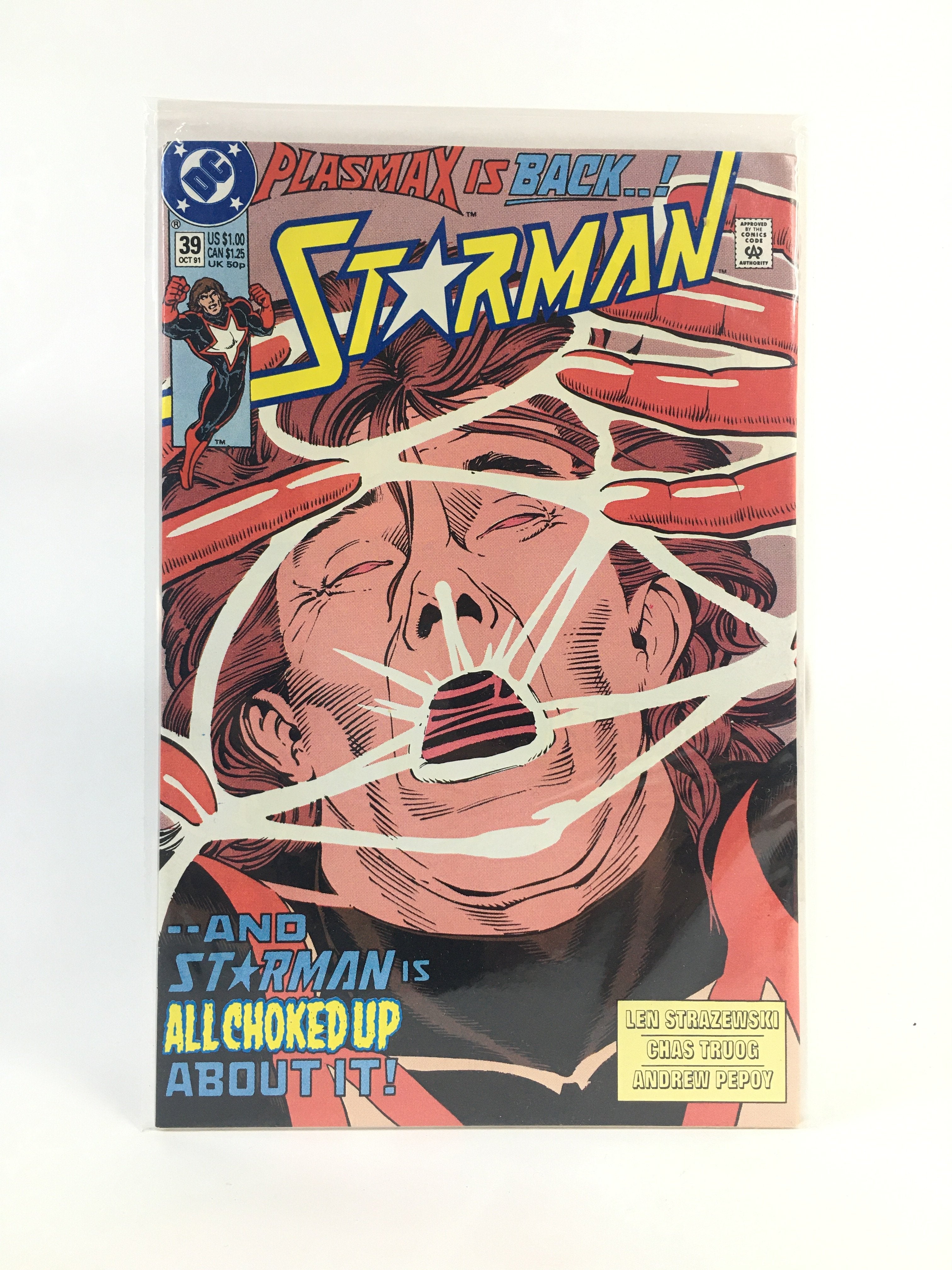 Starman Plasmax is back 39 oct 1991 DC COMICS