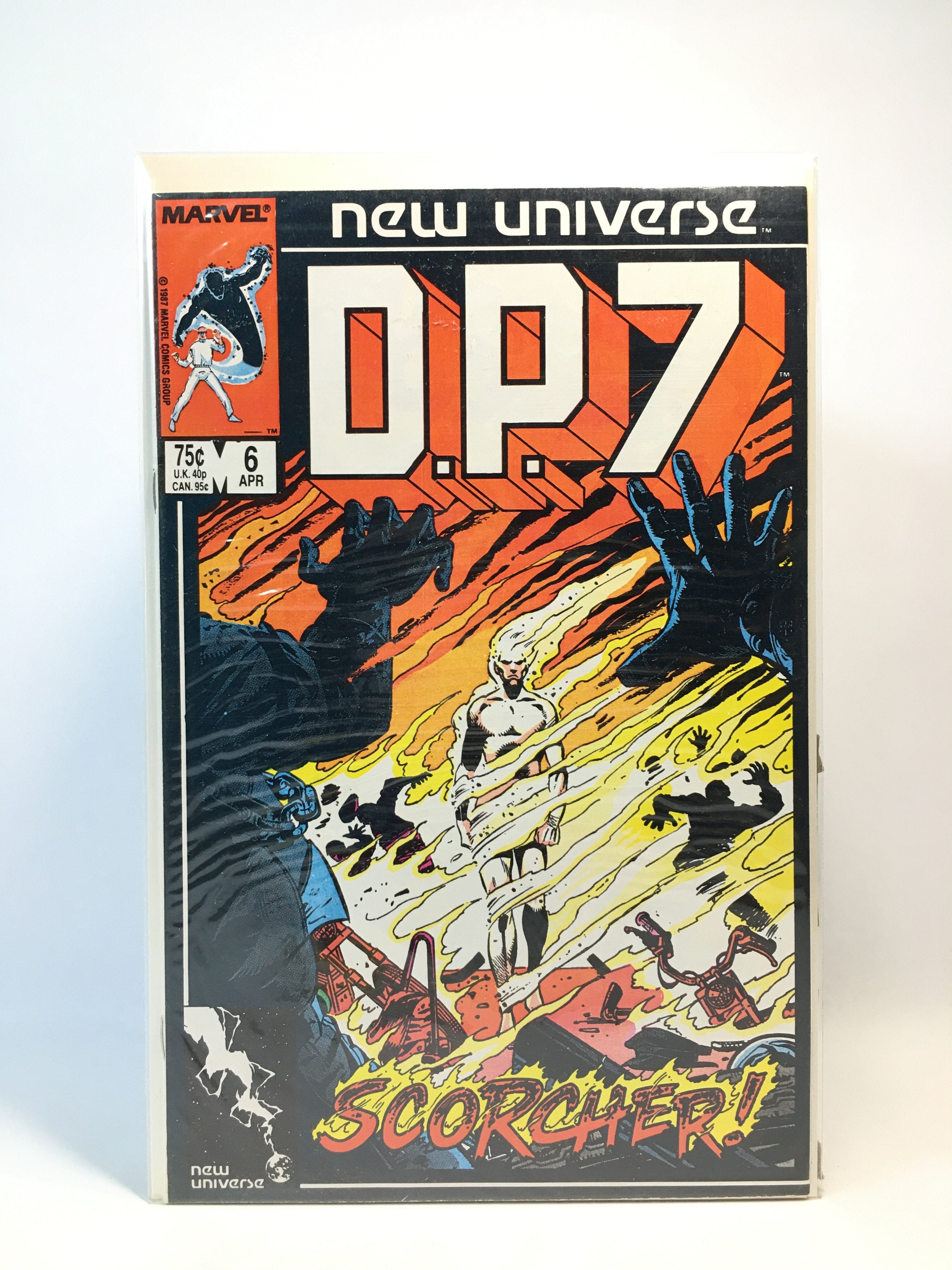 DP7 New universe Marvel Comics issue 6 April Scorcher comic