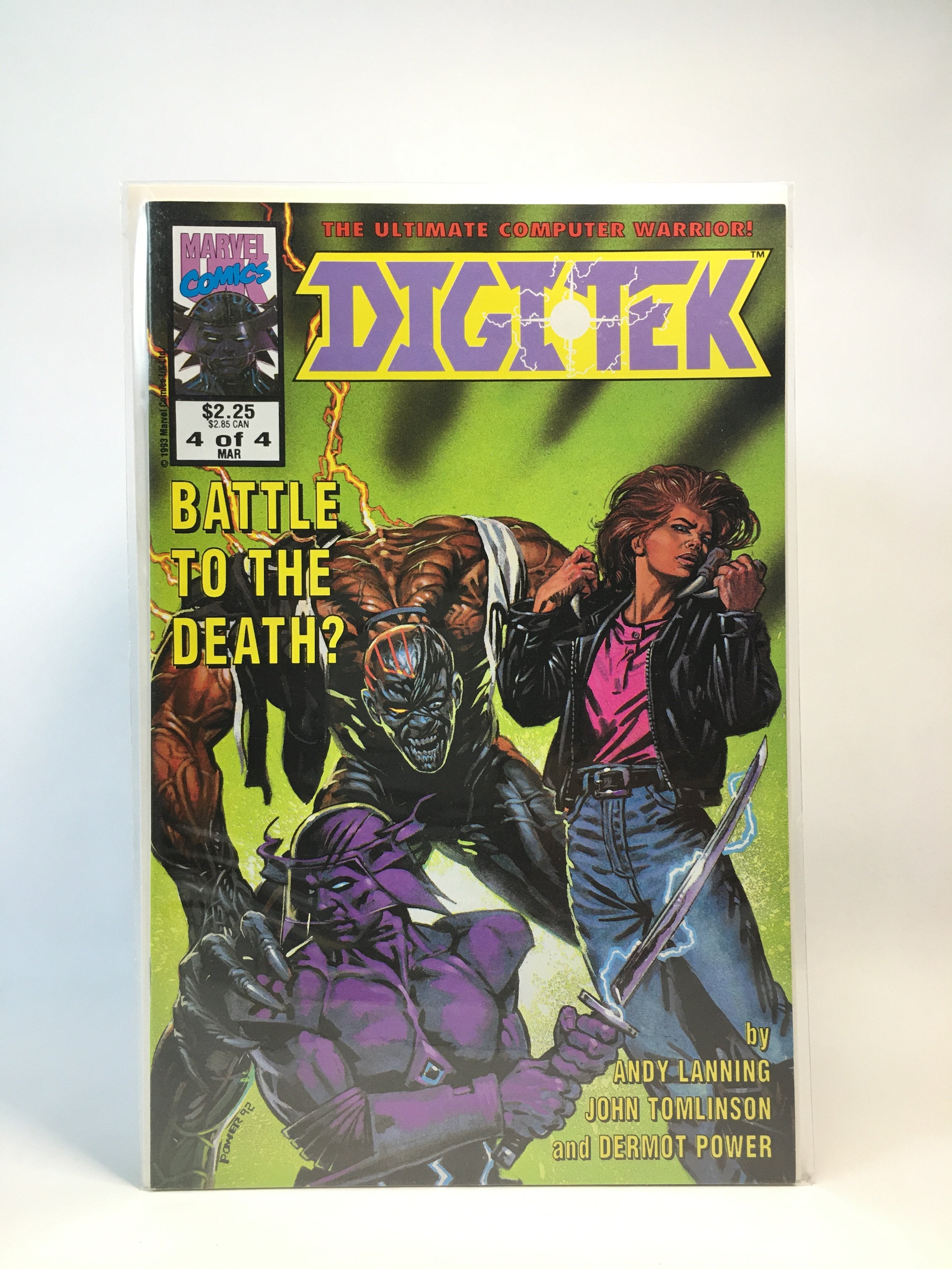 Digi tek Comic Book 4 of 4 marvel Comics battle to the death