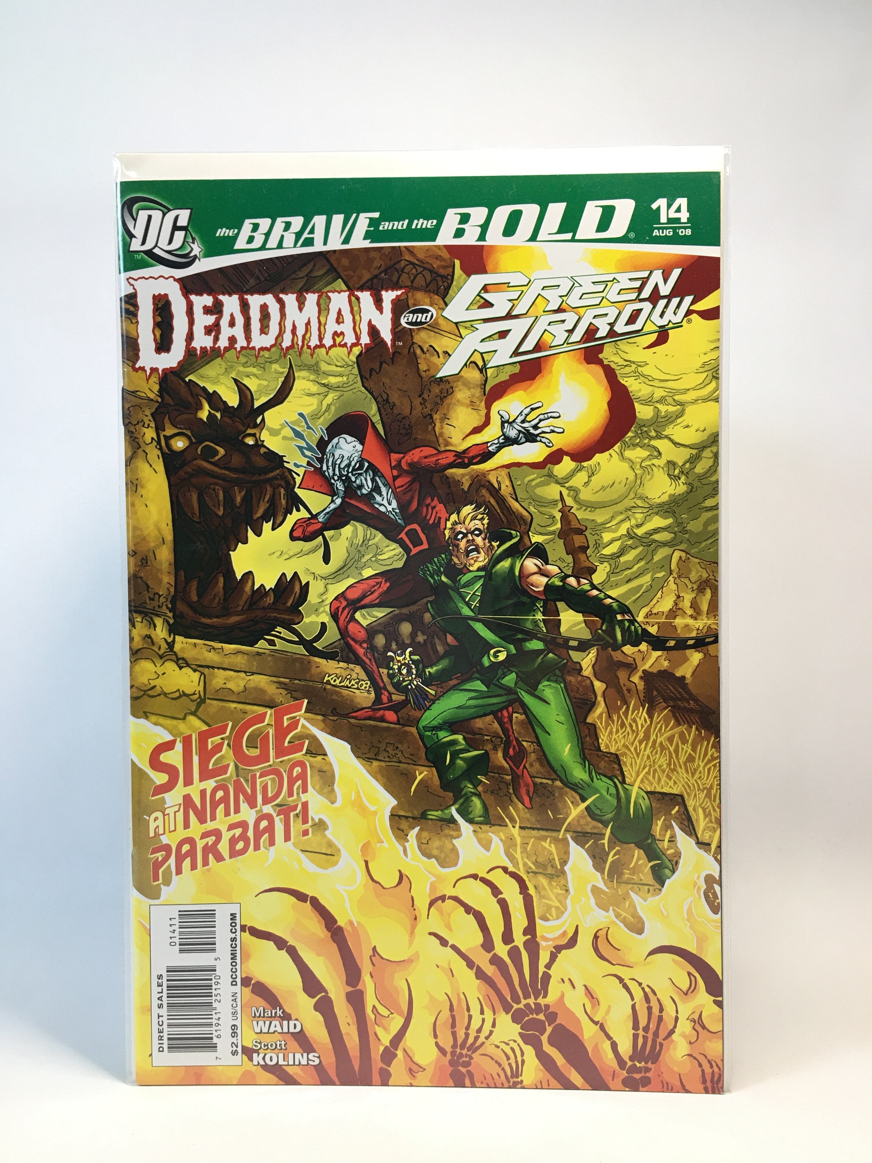 Deadman with green Arrow Dc Comics The brave and the Bold issue 14 Comic Book