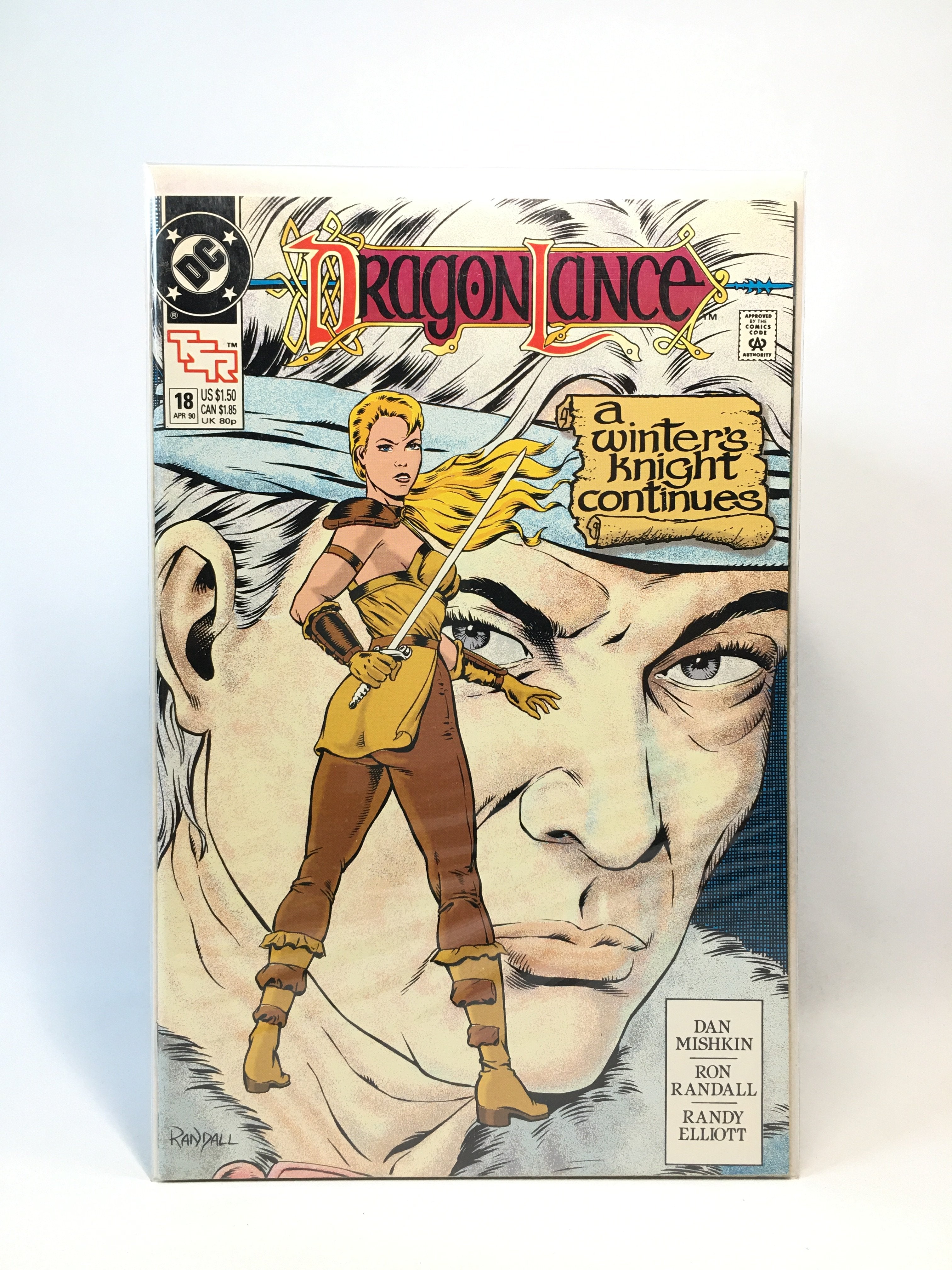 Dragon lance issue 18 DC comics a winters knight continues comic book