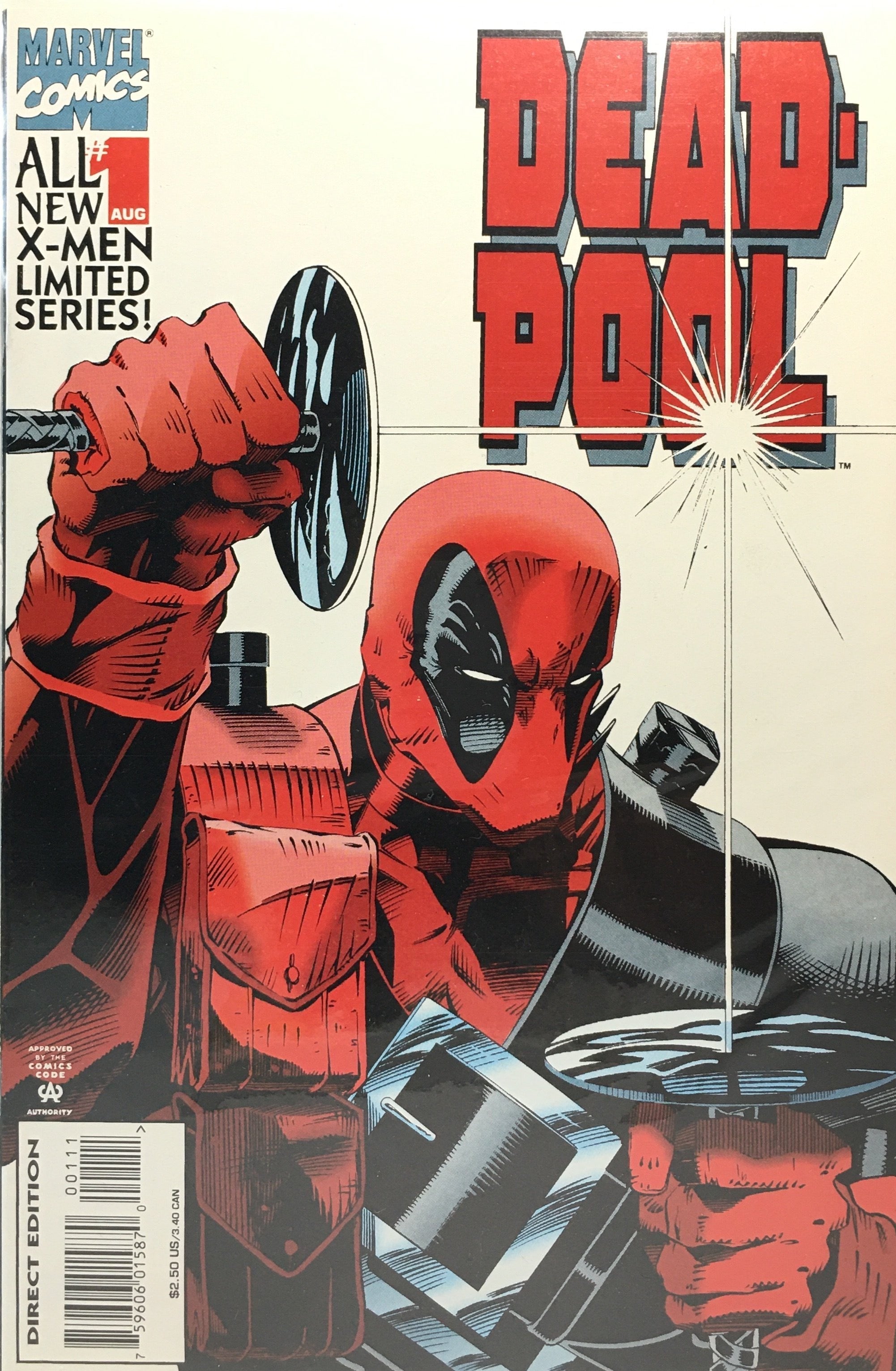 Deadpool marvel comics all new X-Men limited series comic book 1