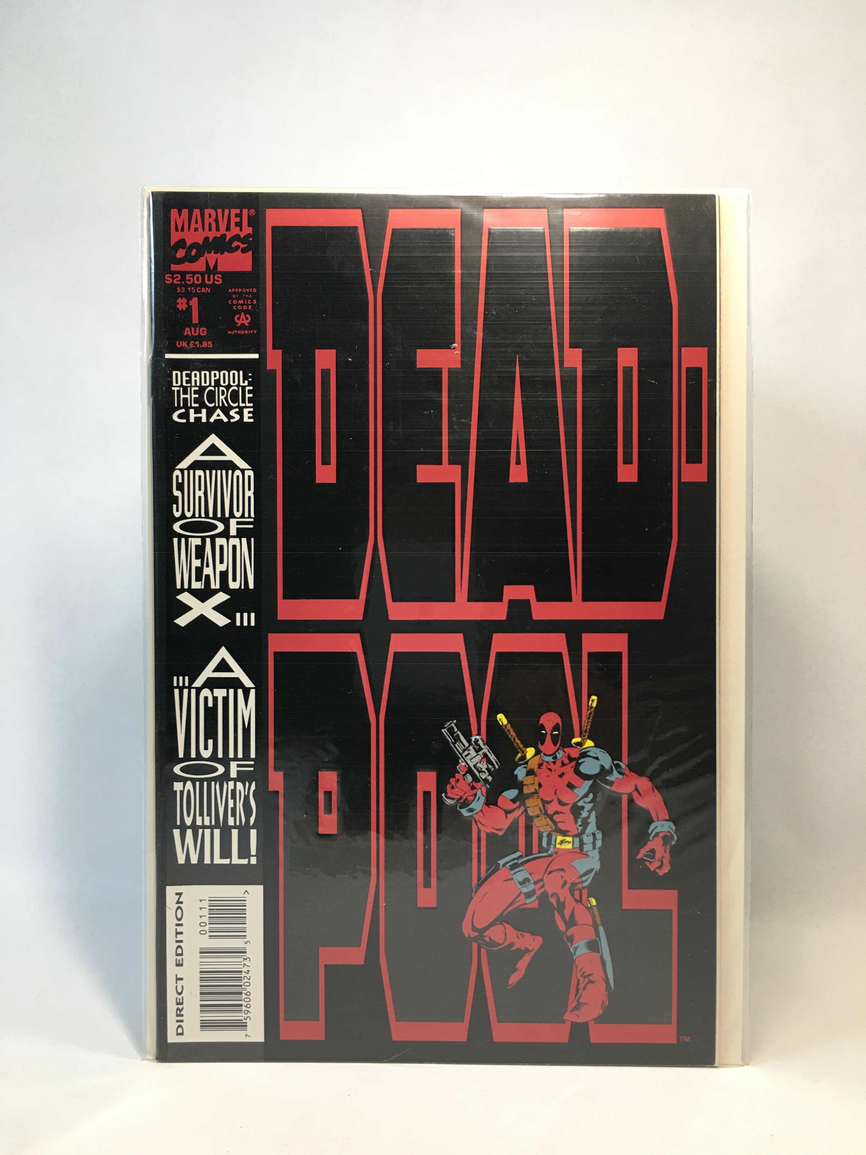 Deadpool marvel comics number 1 comic book the circle chase