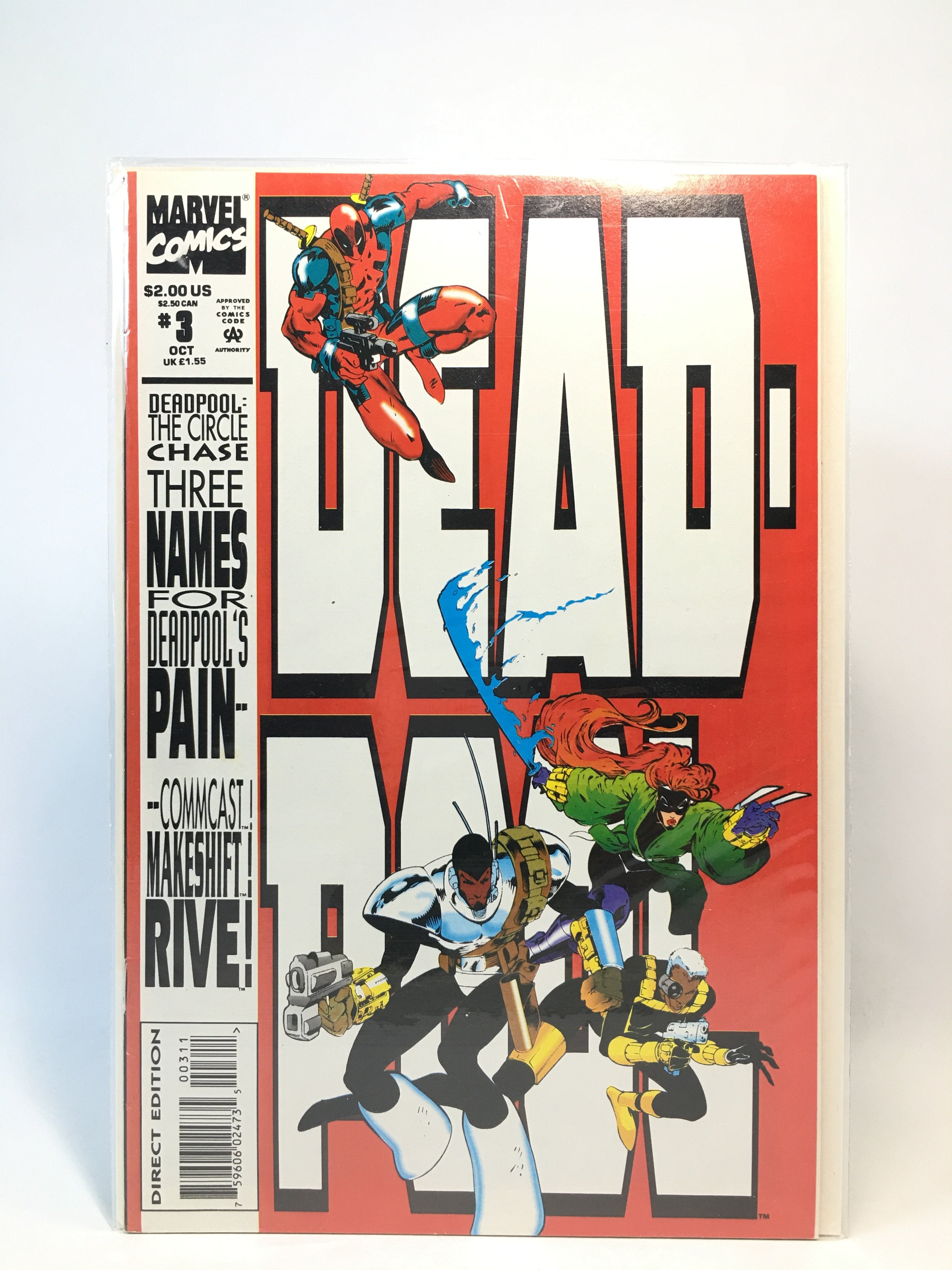 Deadpool marvel comics number 3 comic book
