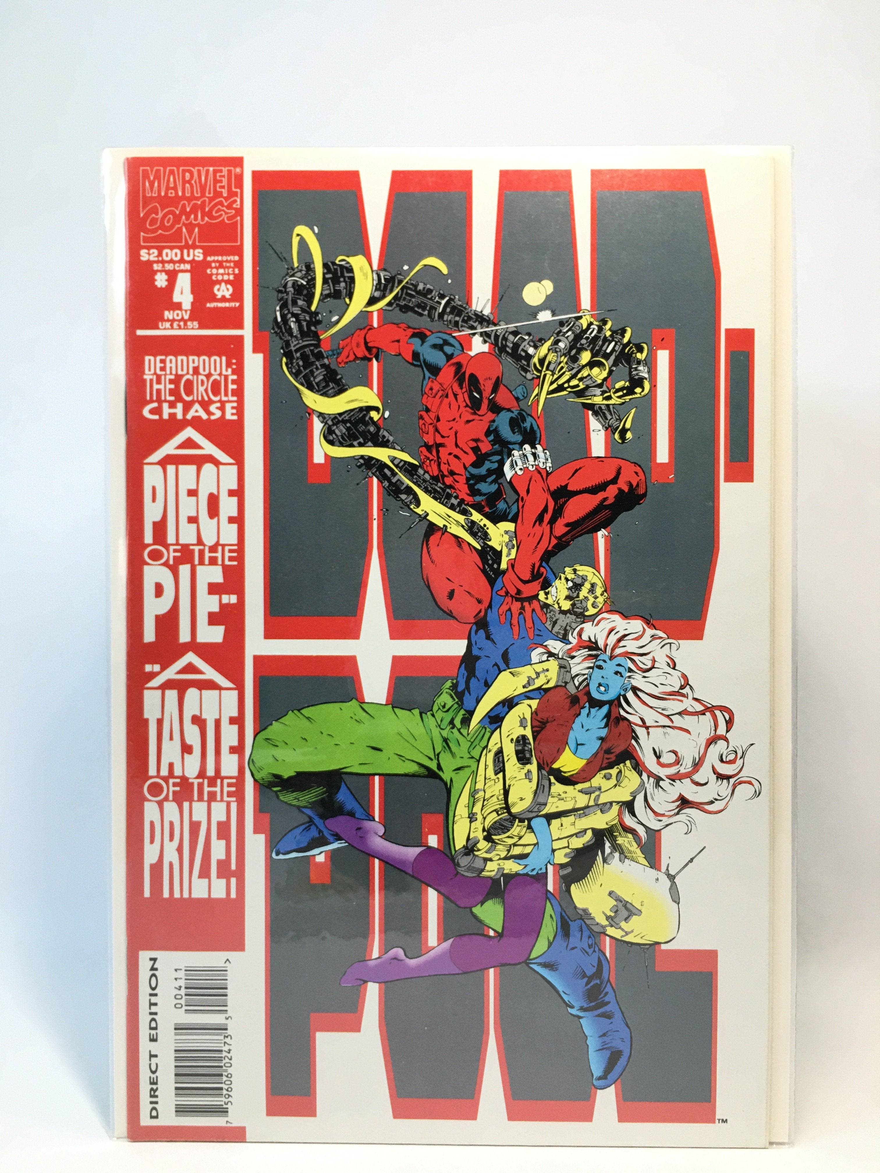 Deadpool marvel comics number 4 comic book