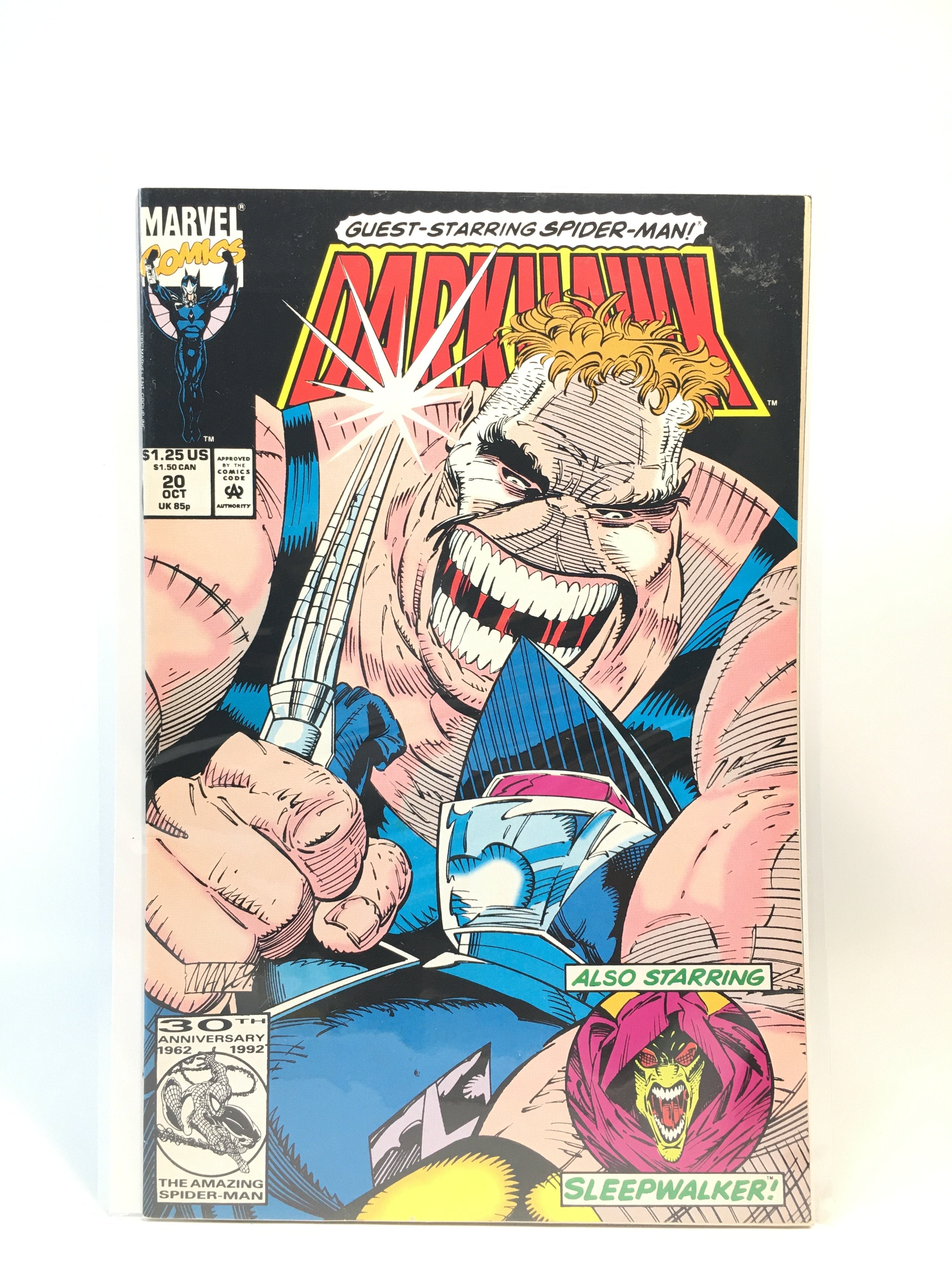 Dark hawk issue 20 marvel comics guest starring Spiderman comic book
